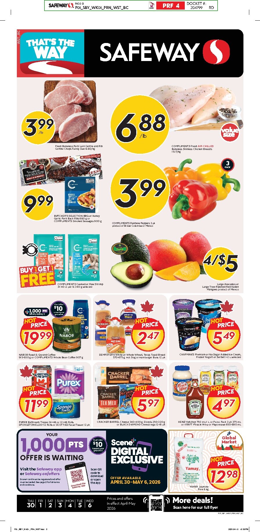 safeway - New Safeway Flyer for This Week – 2026-04-30 to 2026-05-06 - page: 1