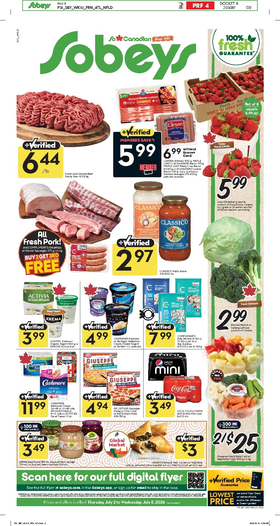 sobeys - New Sobeys Flyer for This Week – 2026-07-02 to 2026-07-08 - page: 1