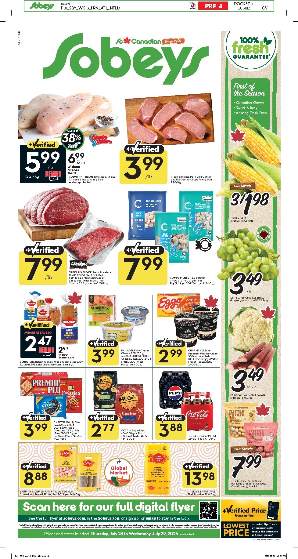 sobeys - New Sobeys Flyer for This Week – 2026-07-23 to 2026-07-29 - page: 1