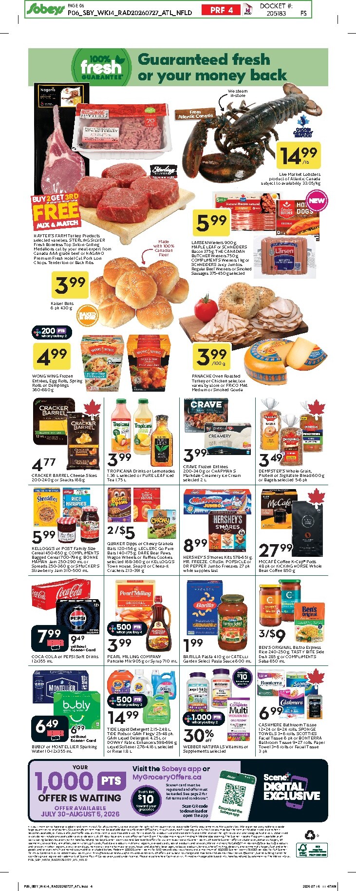 sobeys - Sobeys Flyer Valid from 2026-07-30 to 2026-08-05 - page: 2