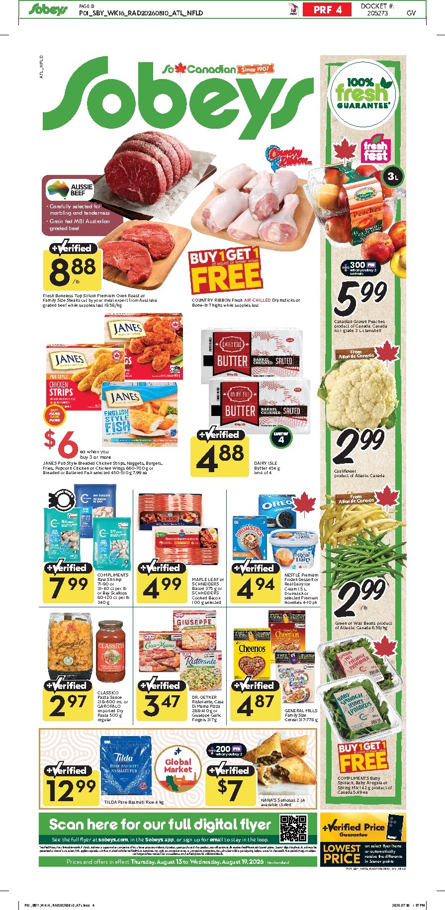 sobeys - New Sobeys Flyer for This Week – 2026-08-13 to 2026-08-19 - page: 1