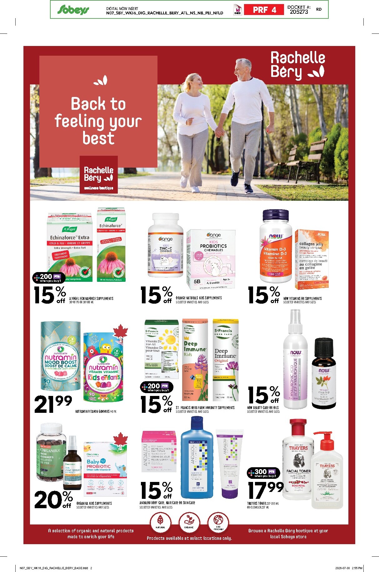 sobeys - Sobeys - Natural and Wellness Booklet Flyer Valid from 2026-08-13 to 2026-09-16 - page: 7