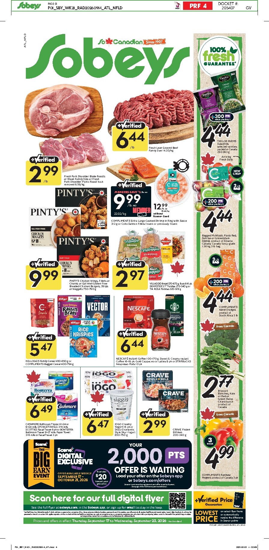 sobeys - New Sobeys Flyer for This Week – 2026-09-17 to 2026-09-23