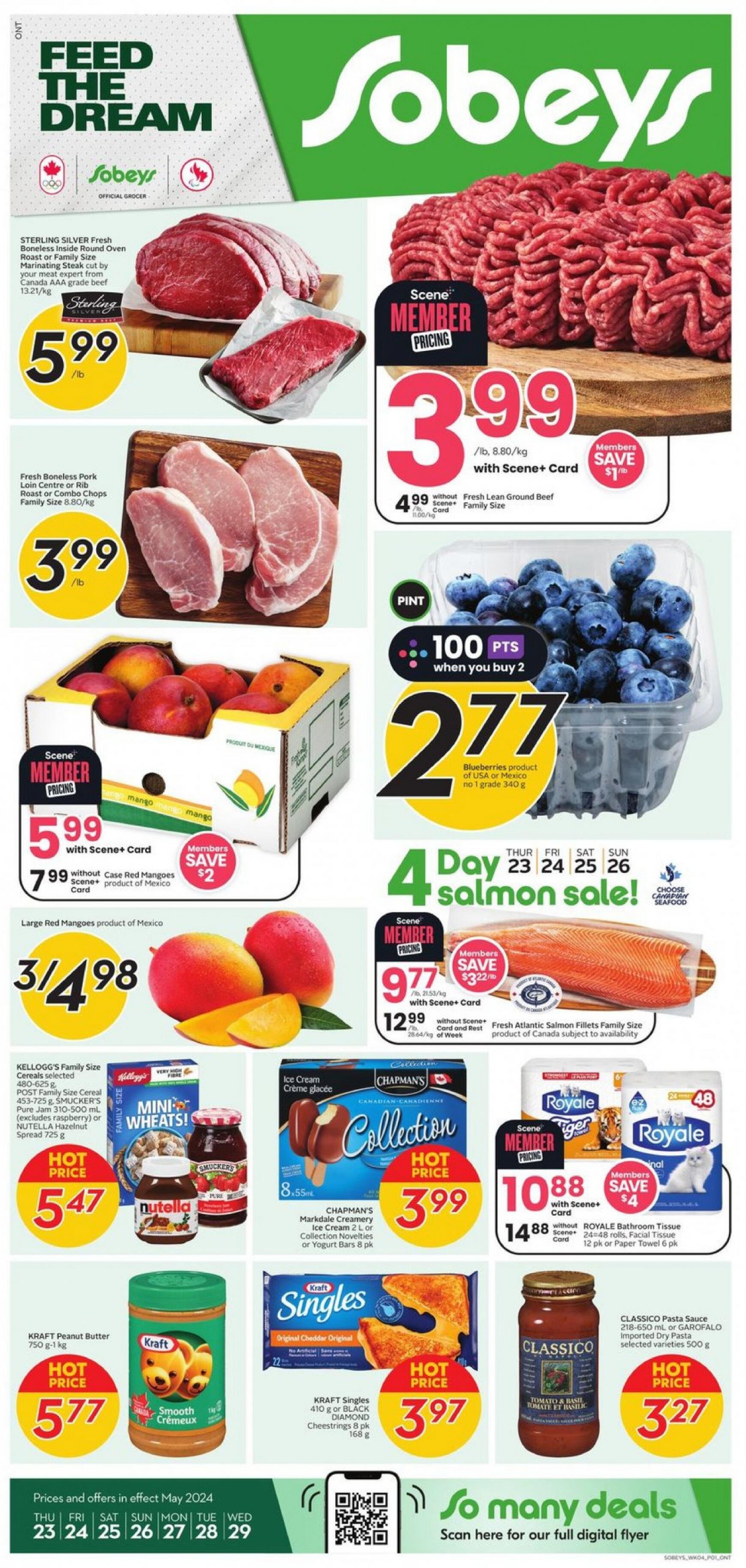 sobeys - Sobeys - Weekly Flyer - Ontario flyer current 23.05. - 29.05. - page: 1