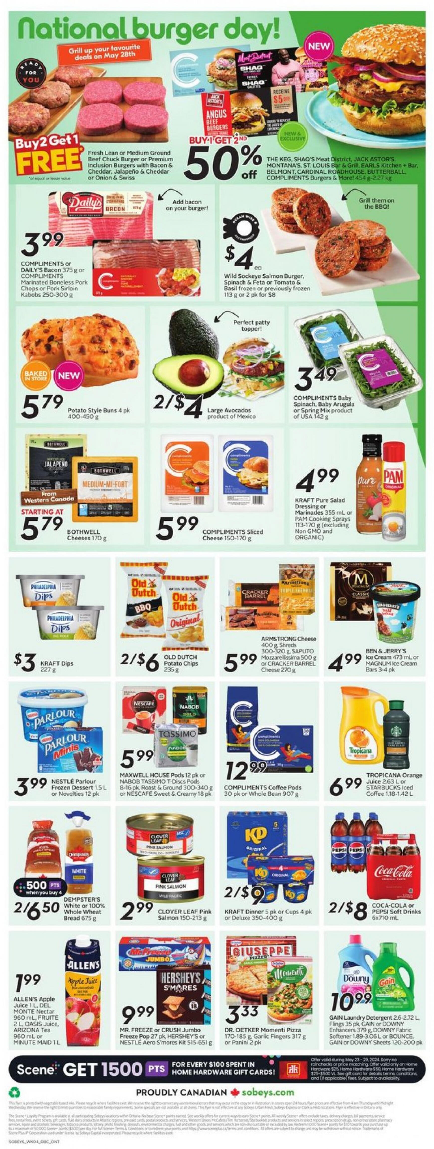 sobeys - Sobeys - Weekly Flyer - Ontario flyer current 23.05. - 29.05. - page: 4