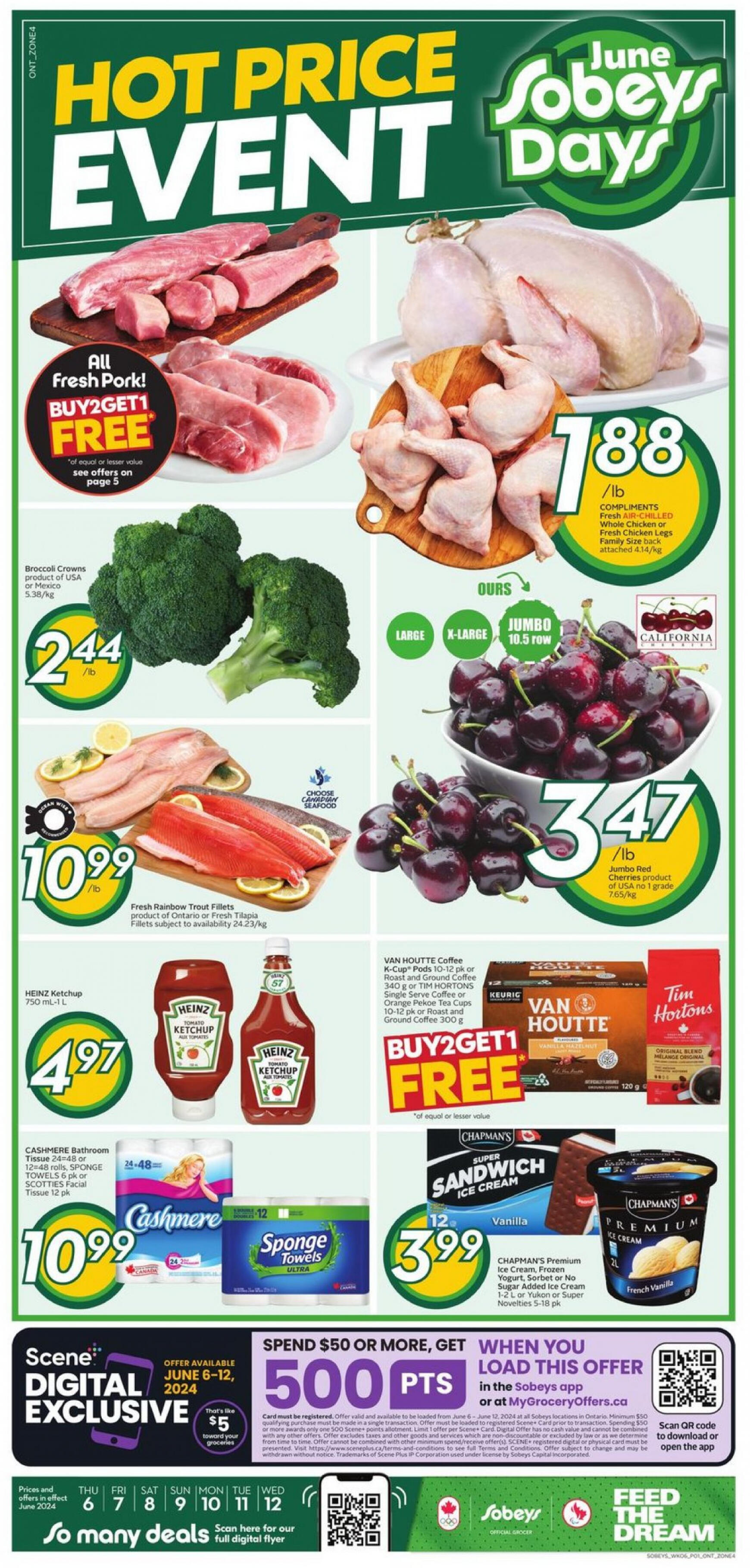 sobeys - Sobeys - Weekly Flyer - Ontario flyer current 06.06. - 12.06. - page: 1