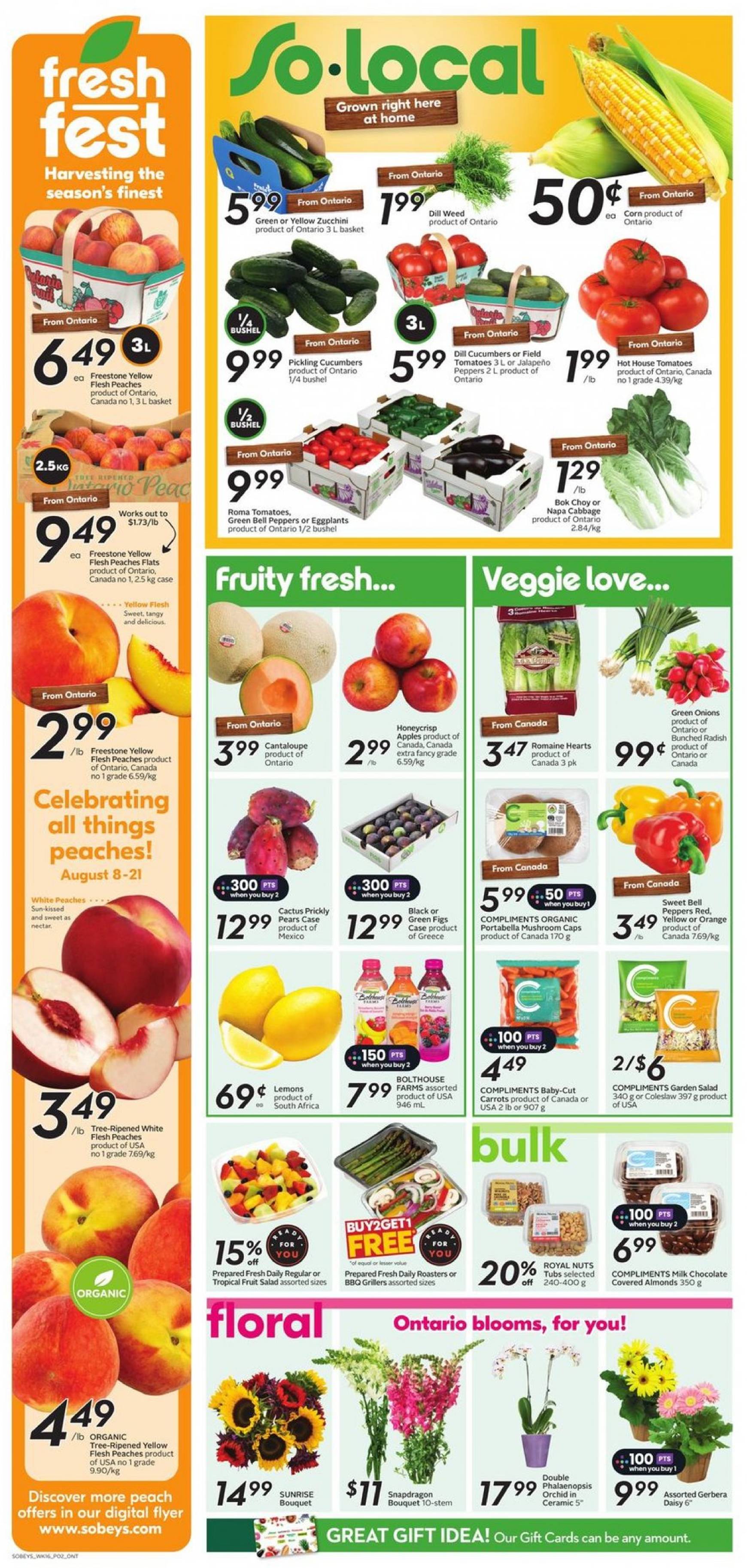 sobeys - Latest Sobeys - Ontario flyer 15.08. - 21.08. - page: 7