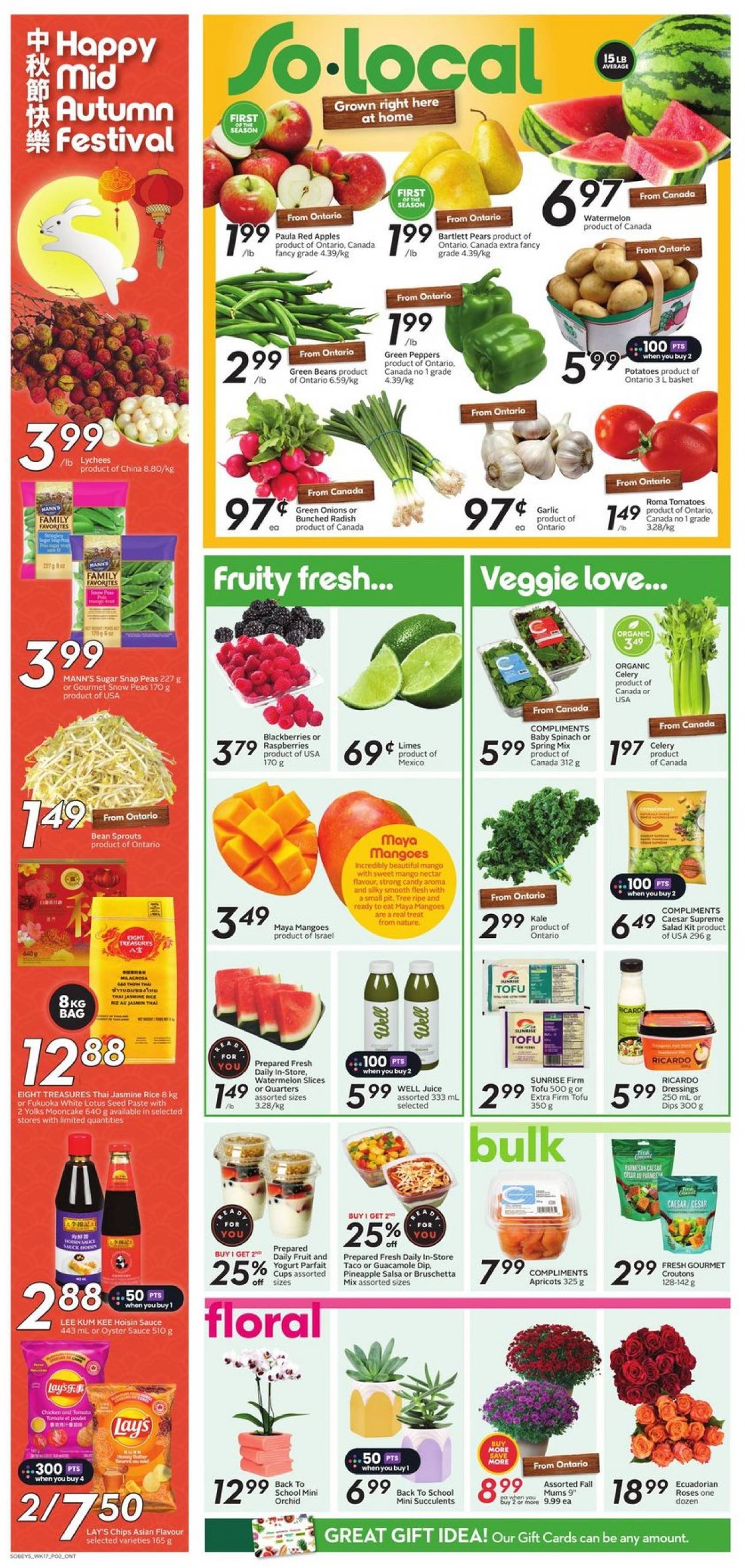 sobeys - Latest Sobeys flyer 22.08. - 28.08. - page: 7