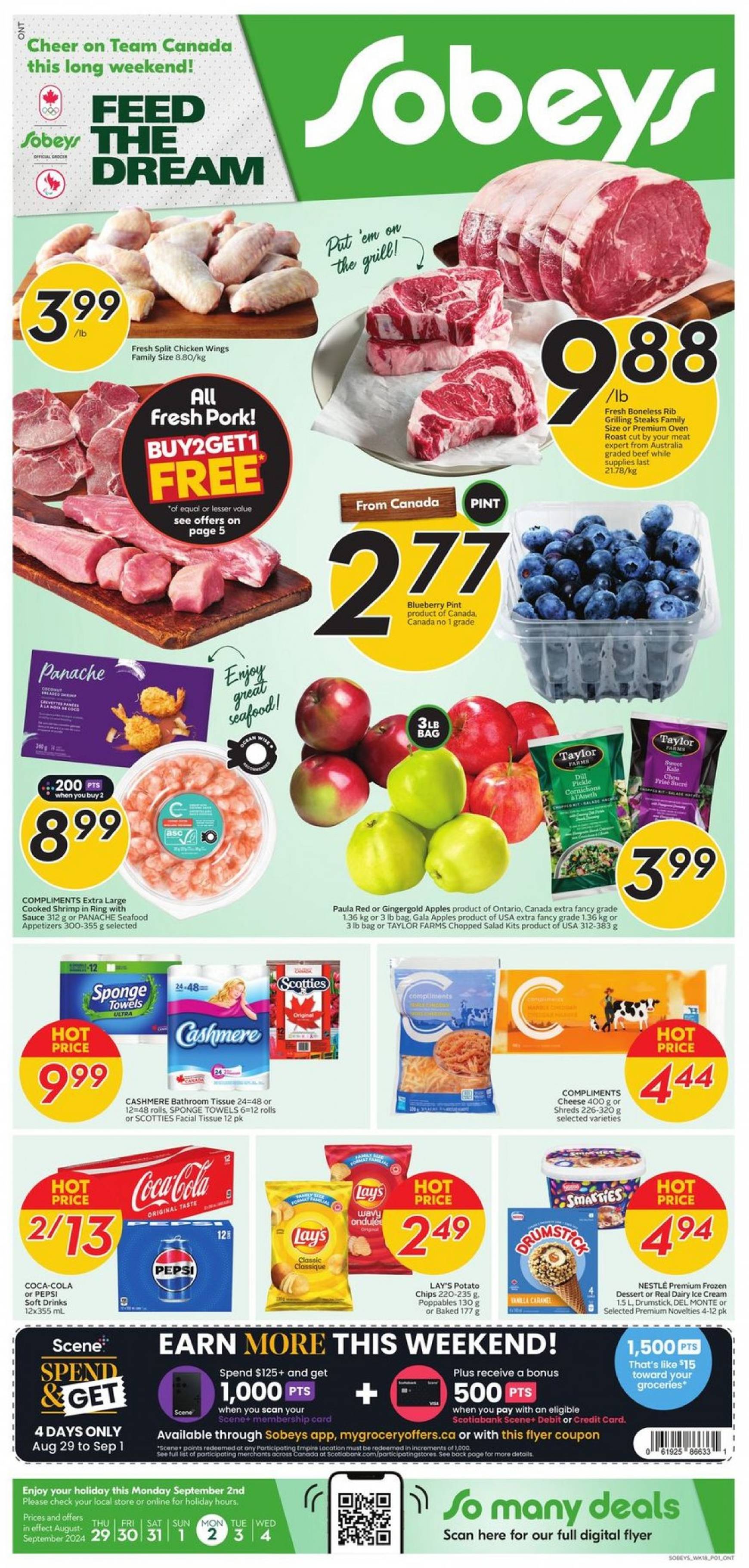 sobeys - Latest Sobeys flyer 29.08. - 04.09.