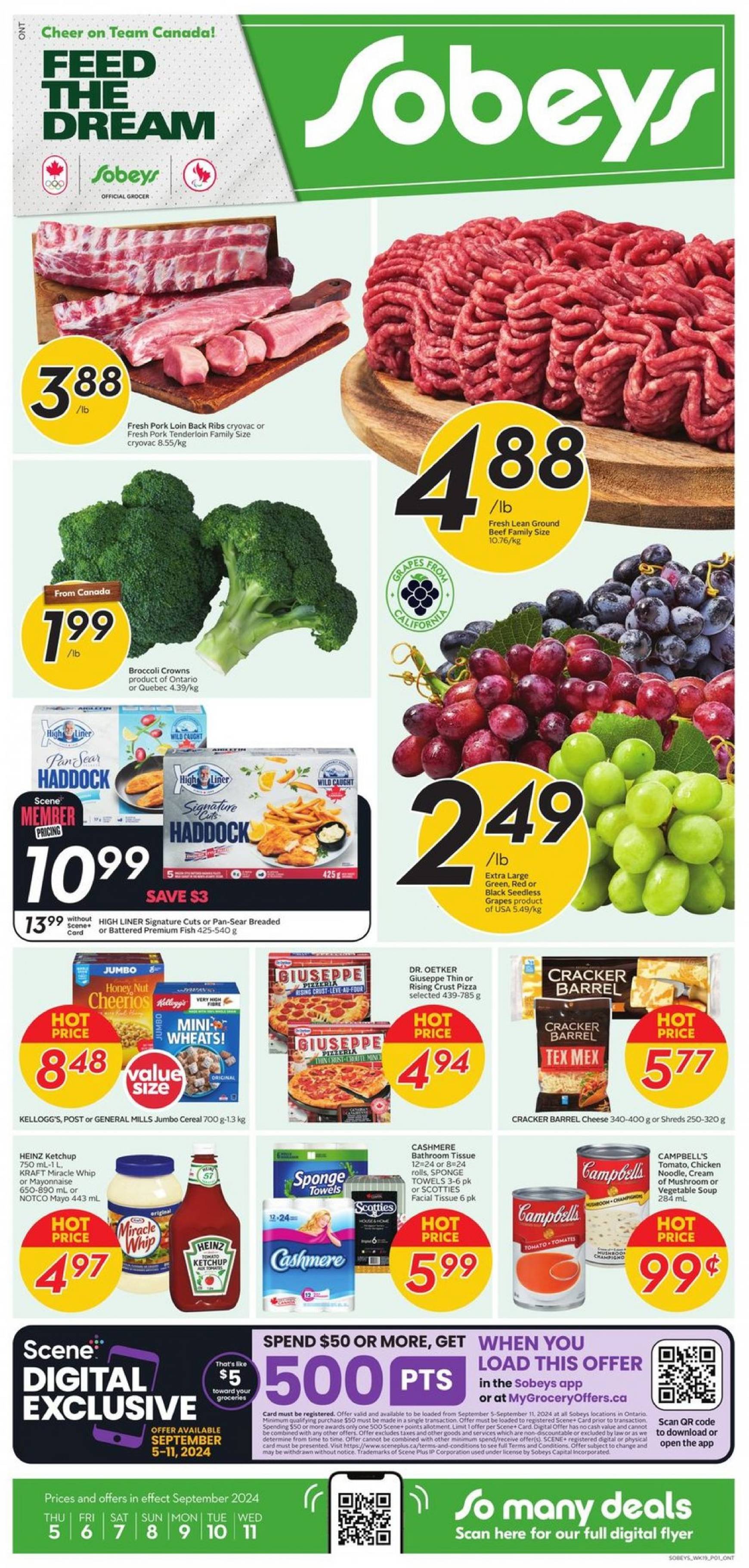 sobeys - Latest Sobeys flyer 05.09. - 11.09.