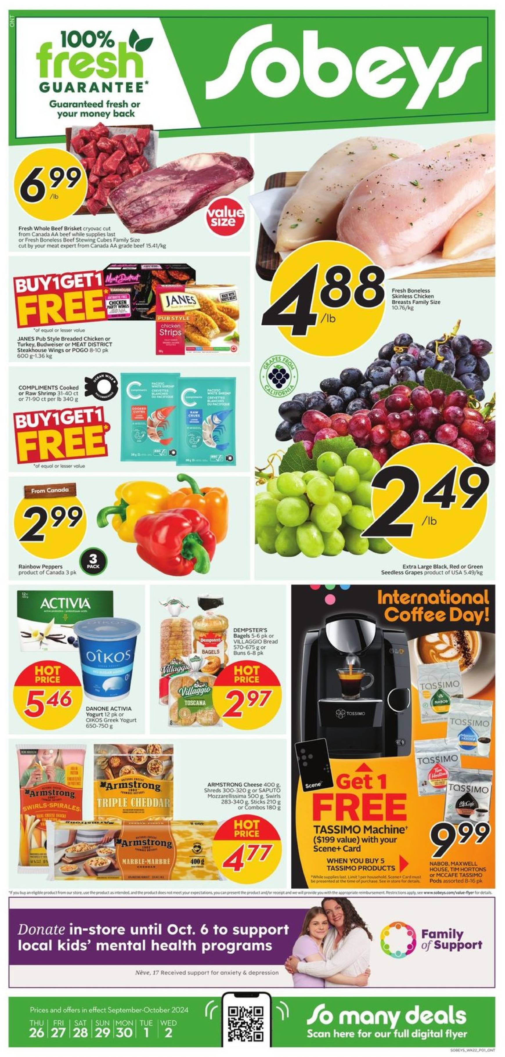 sobeys - Latest Sobeys flyer valid from 26.09. - 02.10.