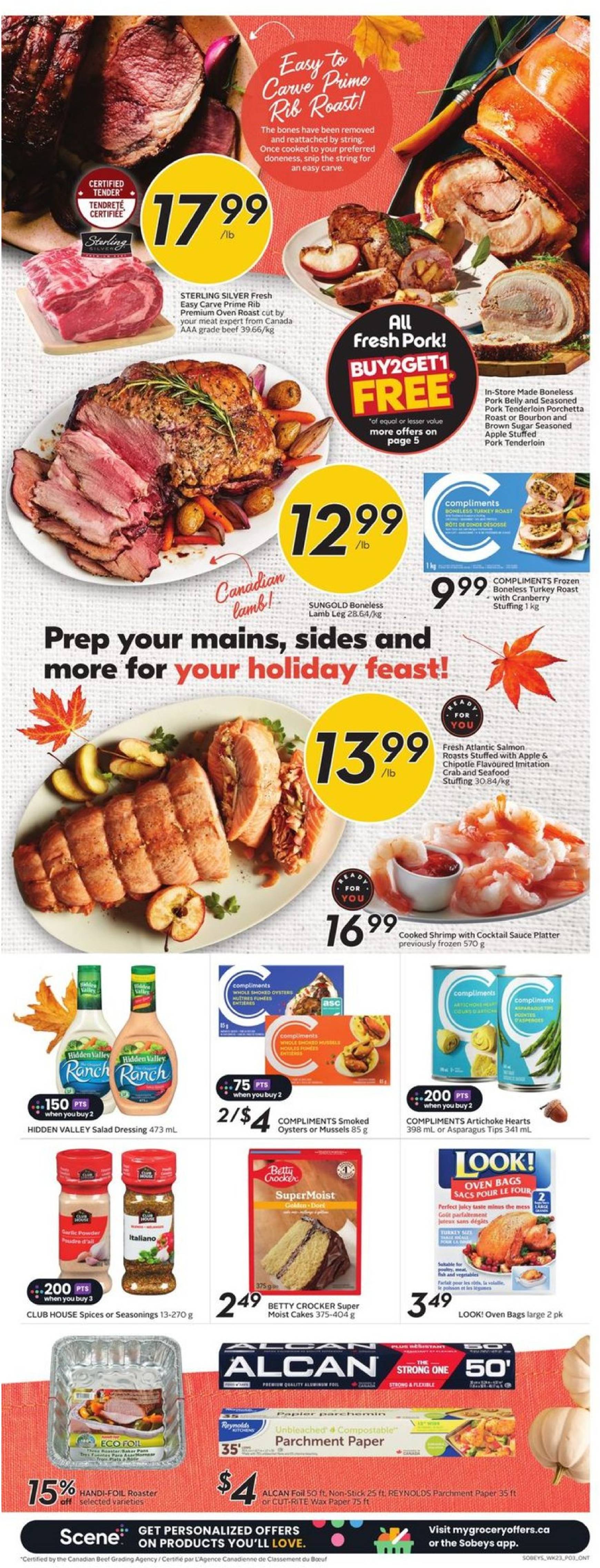 sobeys - Latest Sobeys flyer valid from 03.10. - 09.10. - page: 7