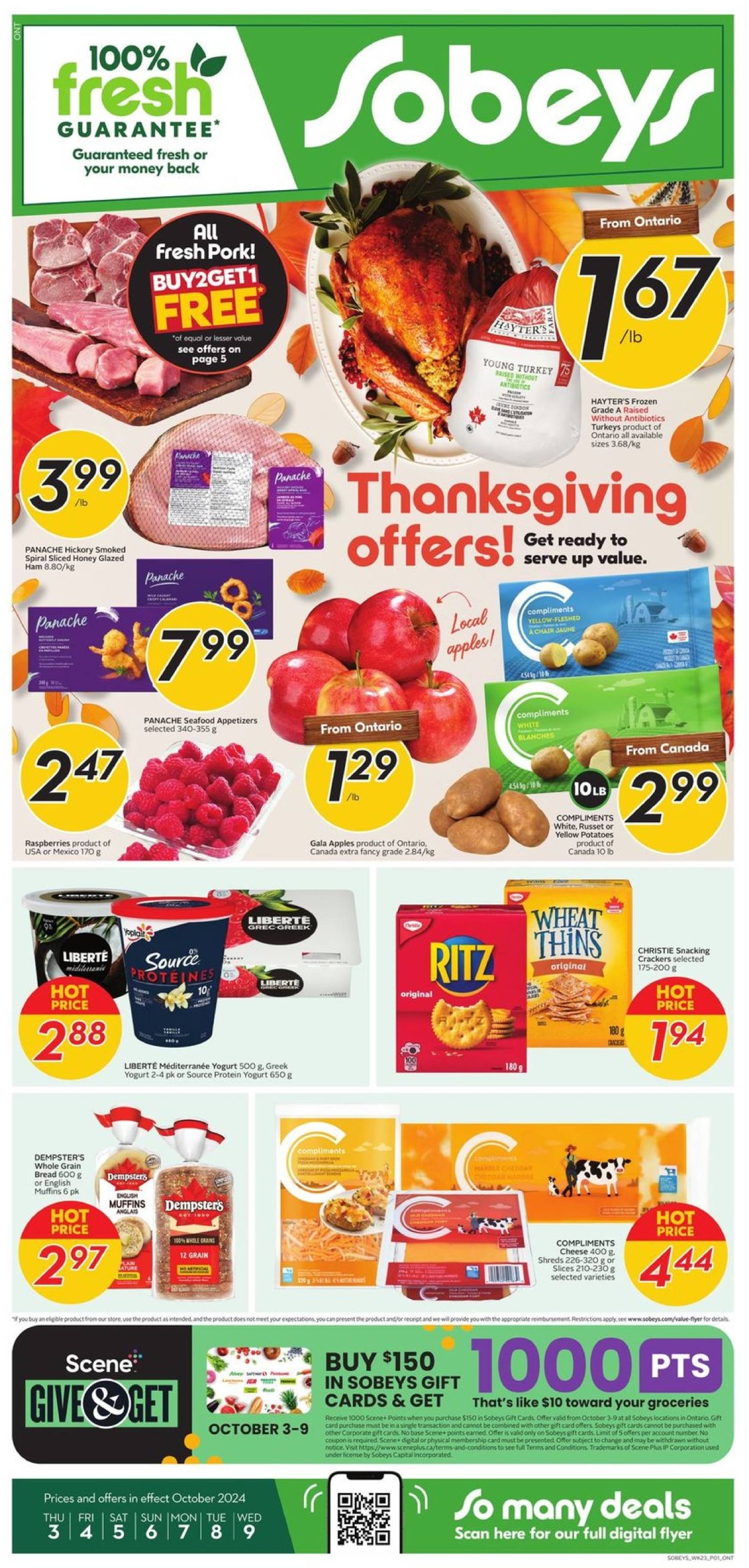 sobeys - Latest Sobeys flyer valid from 03.10. - 09.10.