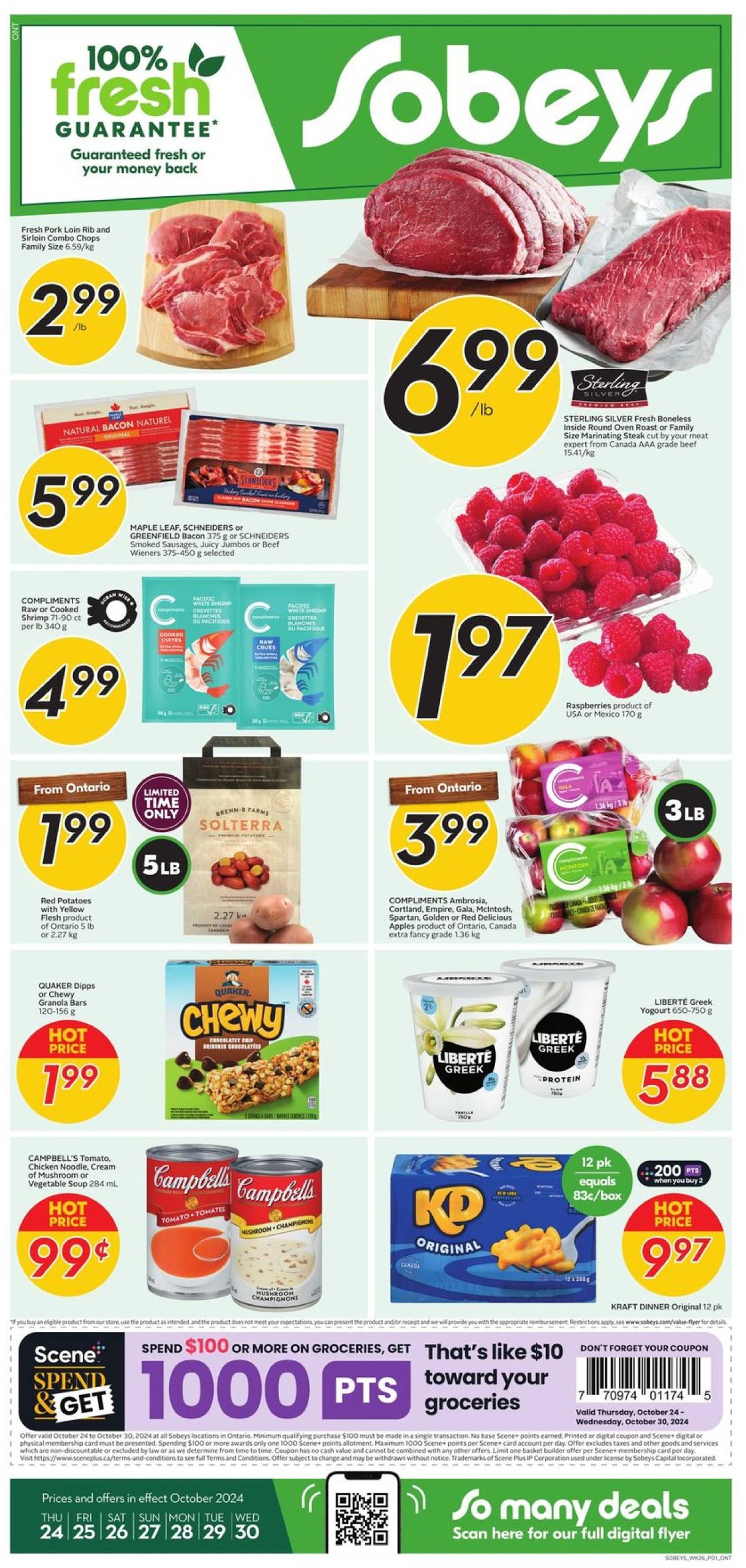 sobeys - Sobeys flyer valid from 24.10. - 30.10.