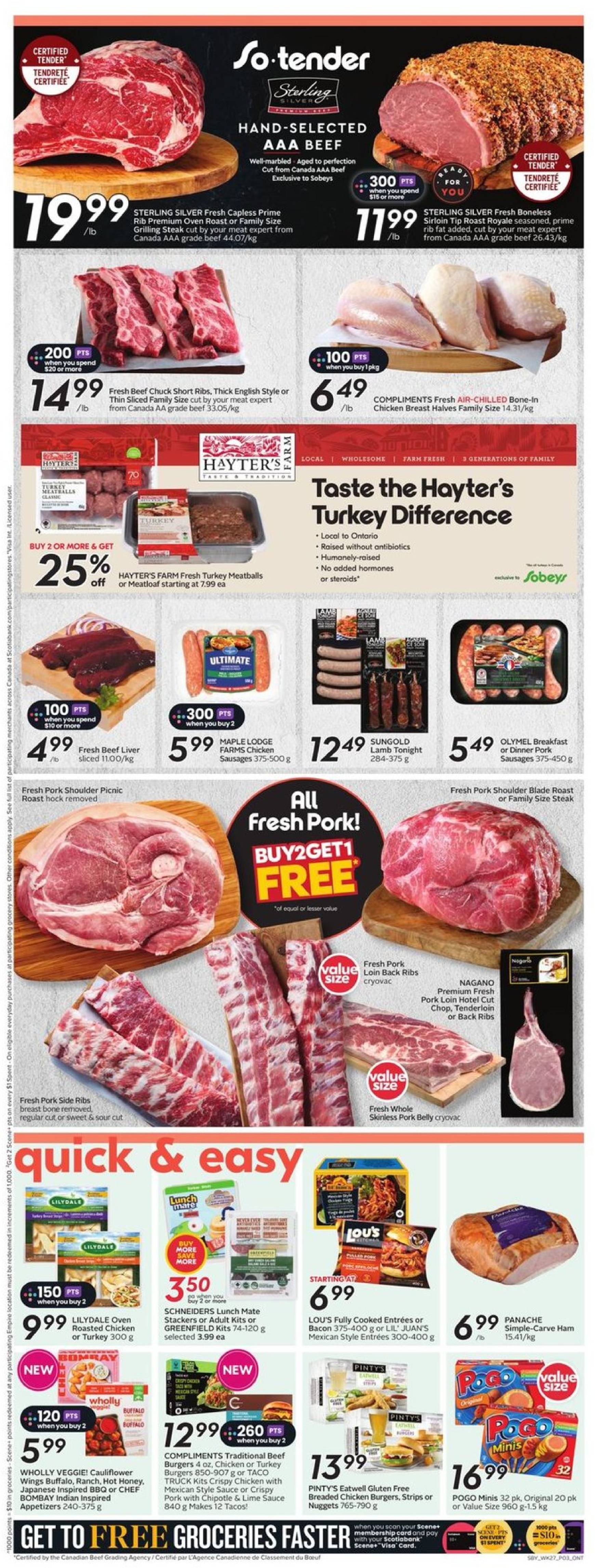 sobeys - Sobeys flyer valid from 31.10. - 06.11. - page: 9