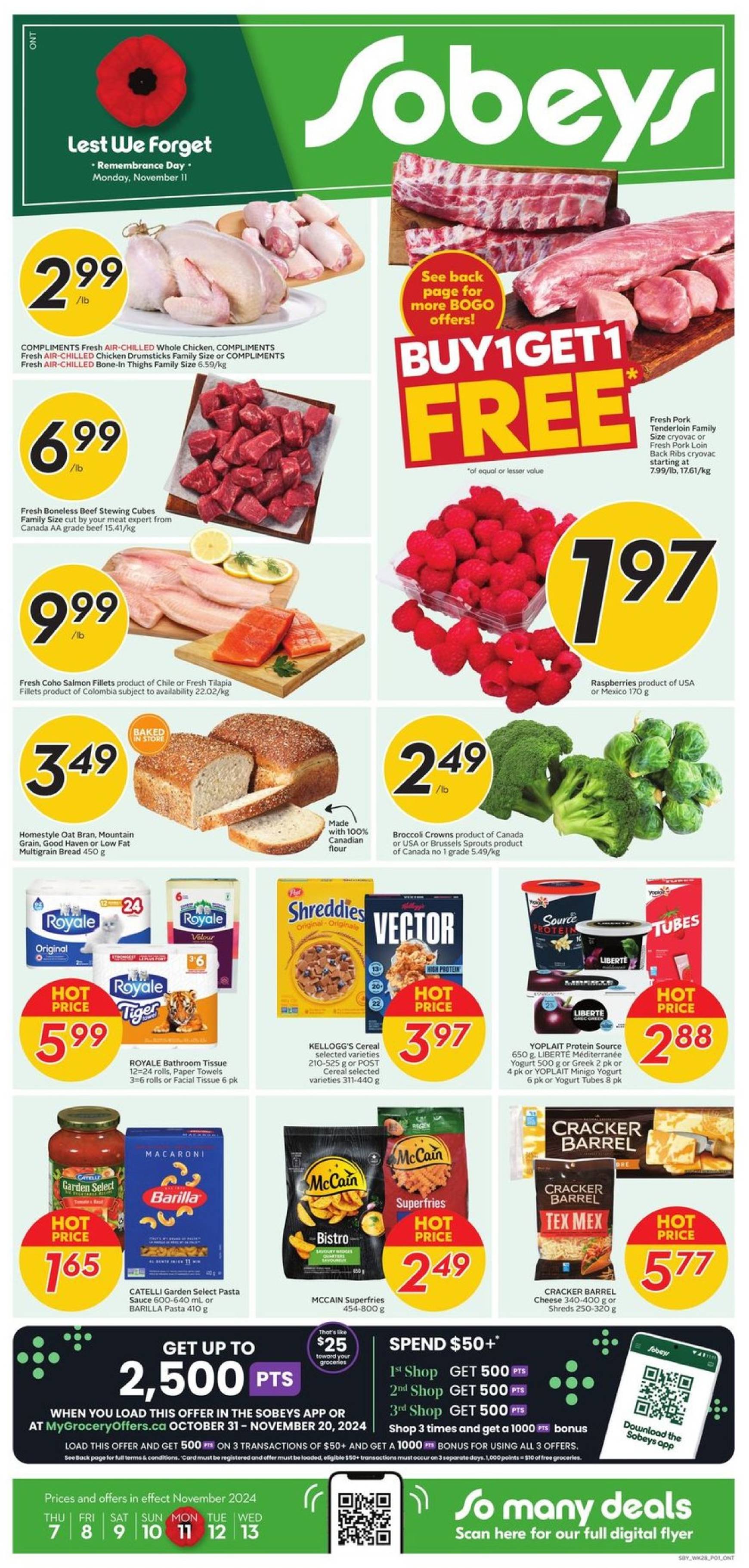 sobeys - Sobeys flyer valid from 07.11. - 13.11.