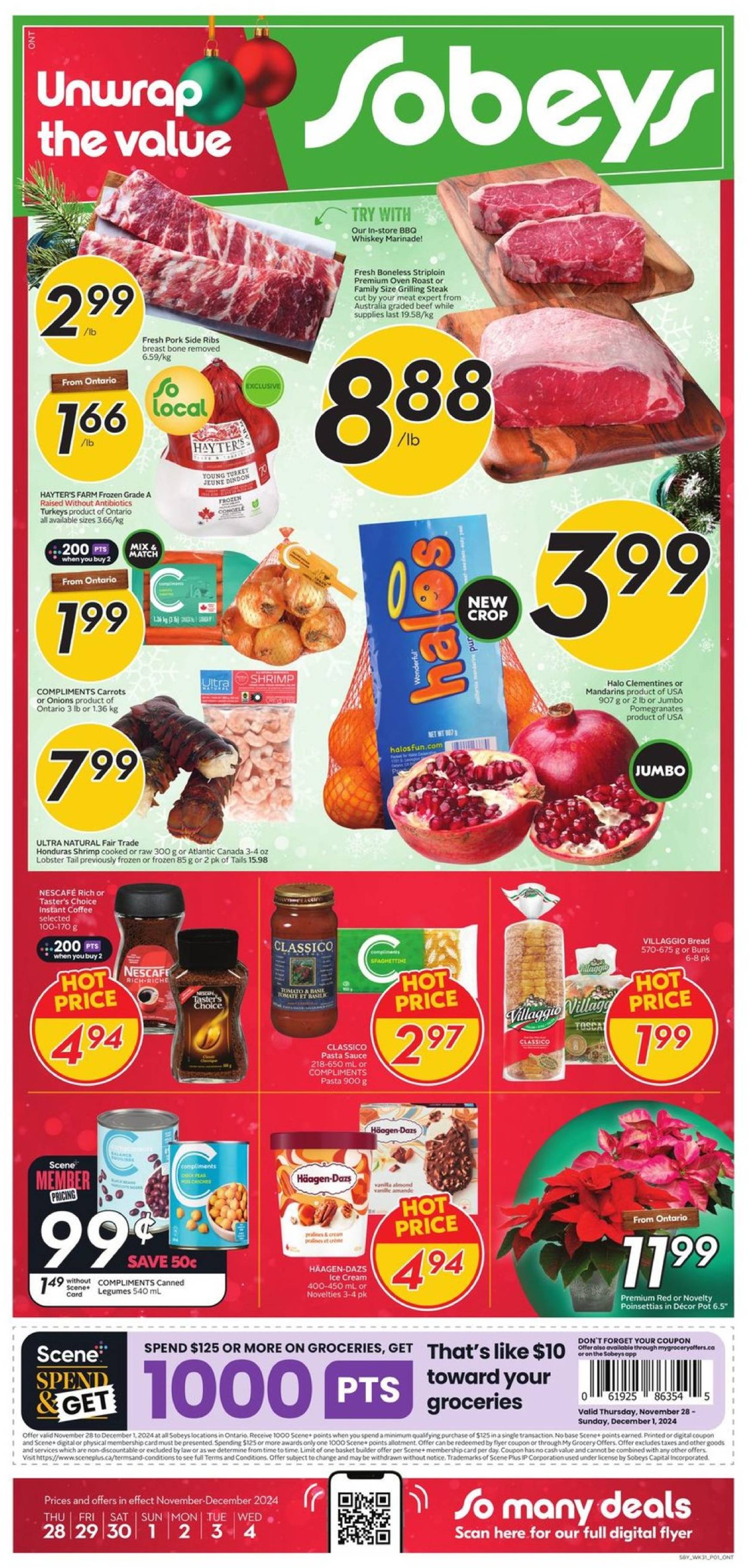 sobeys - Sobeys flyer valid from 11-28 - 12-04