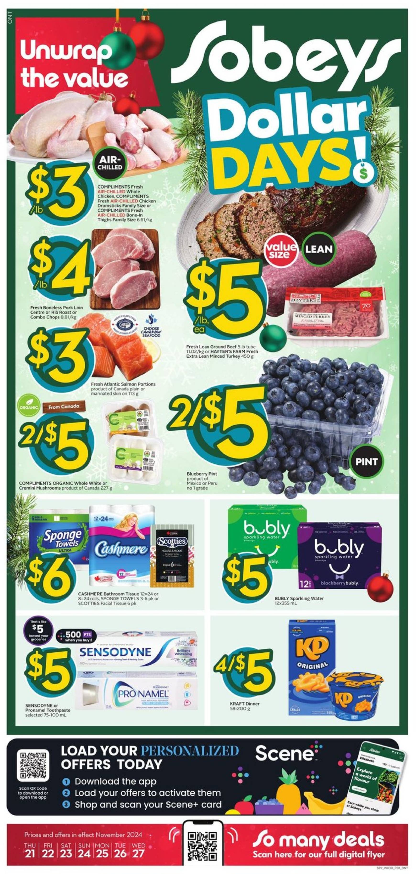 sobeys - Sobeys flyer valid from 11-21 - 11-27