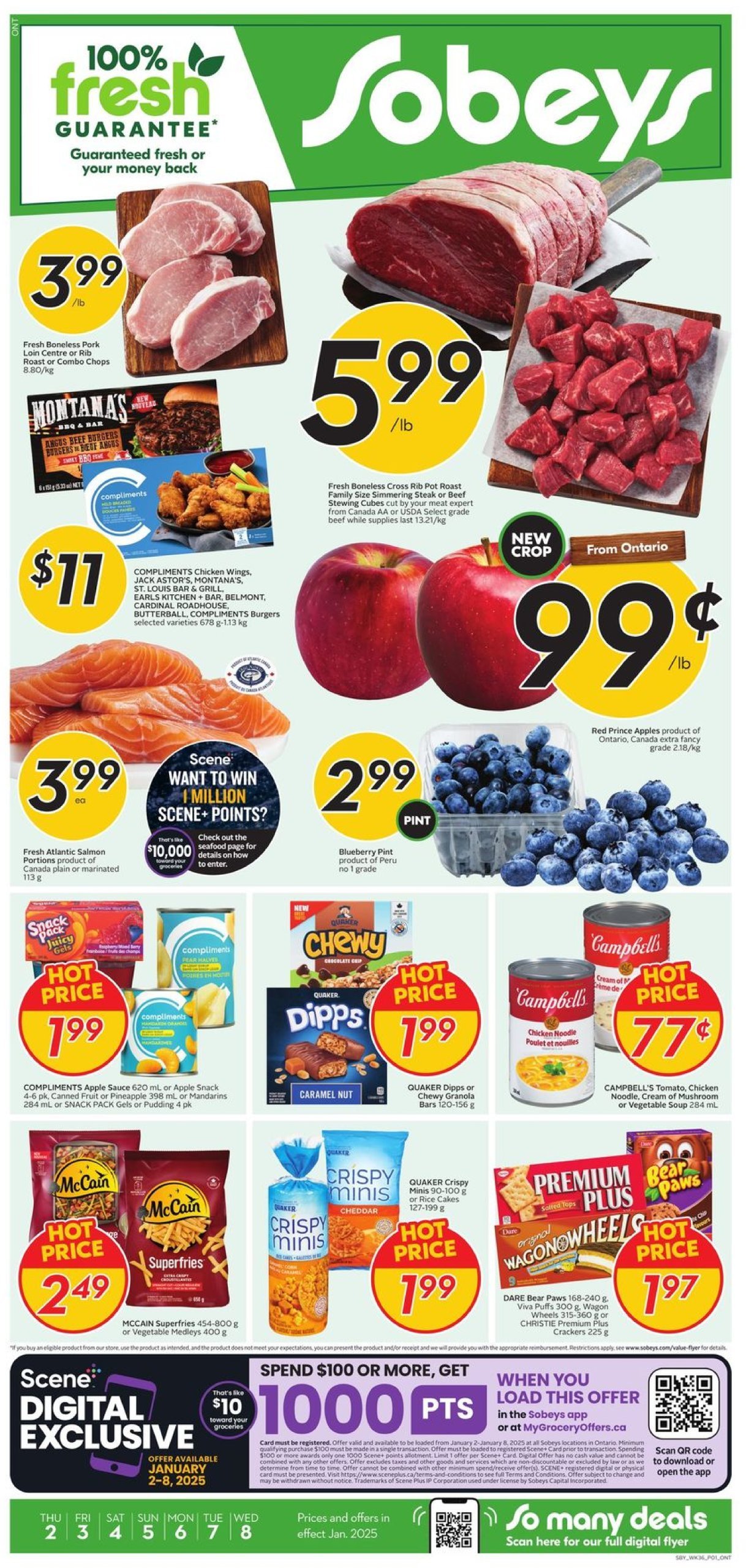 sobeys - Sobeys flyer valid from 01-02 - 01-08