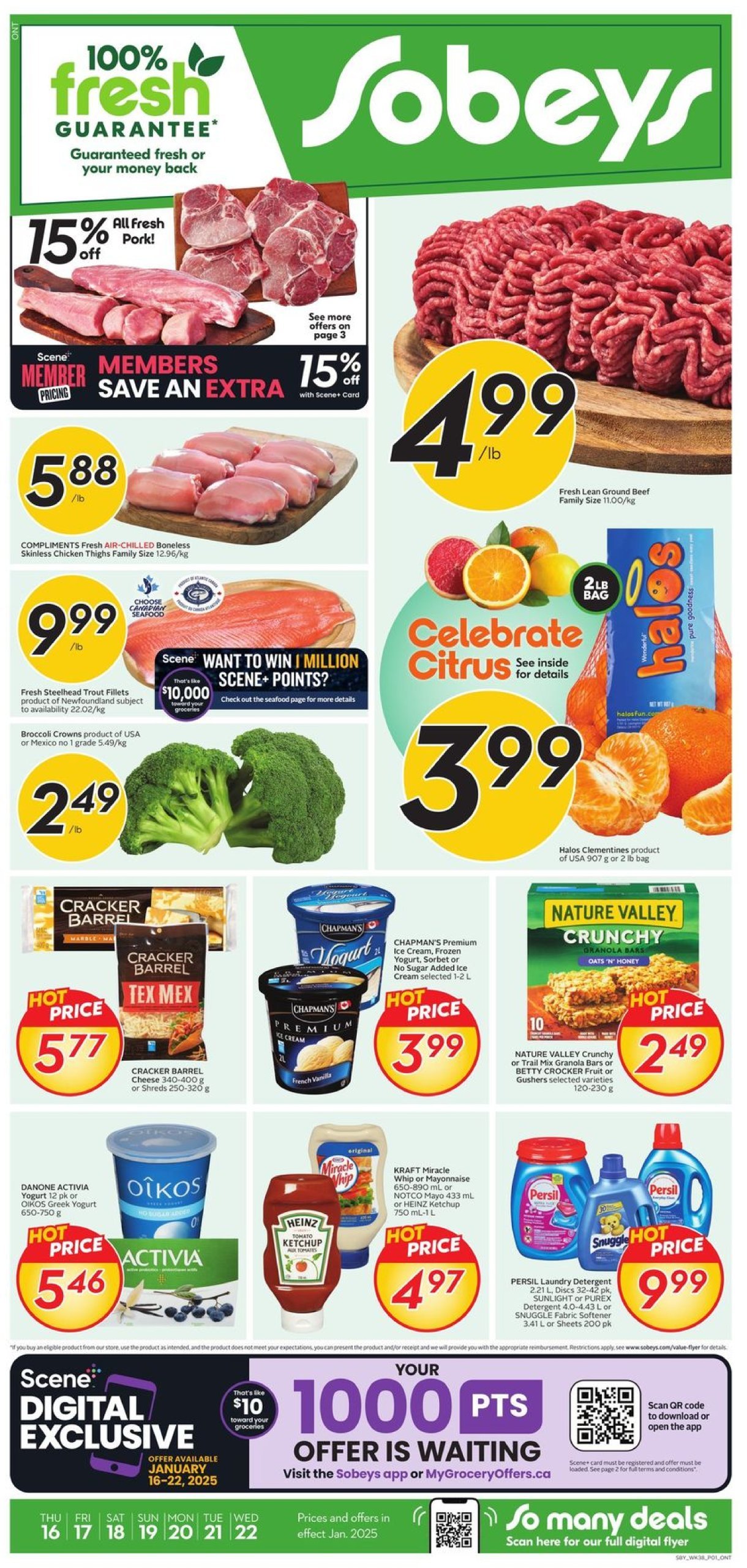 sobeys - Sobeys flyer valid from 01-16 - 01-22