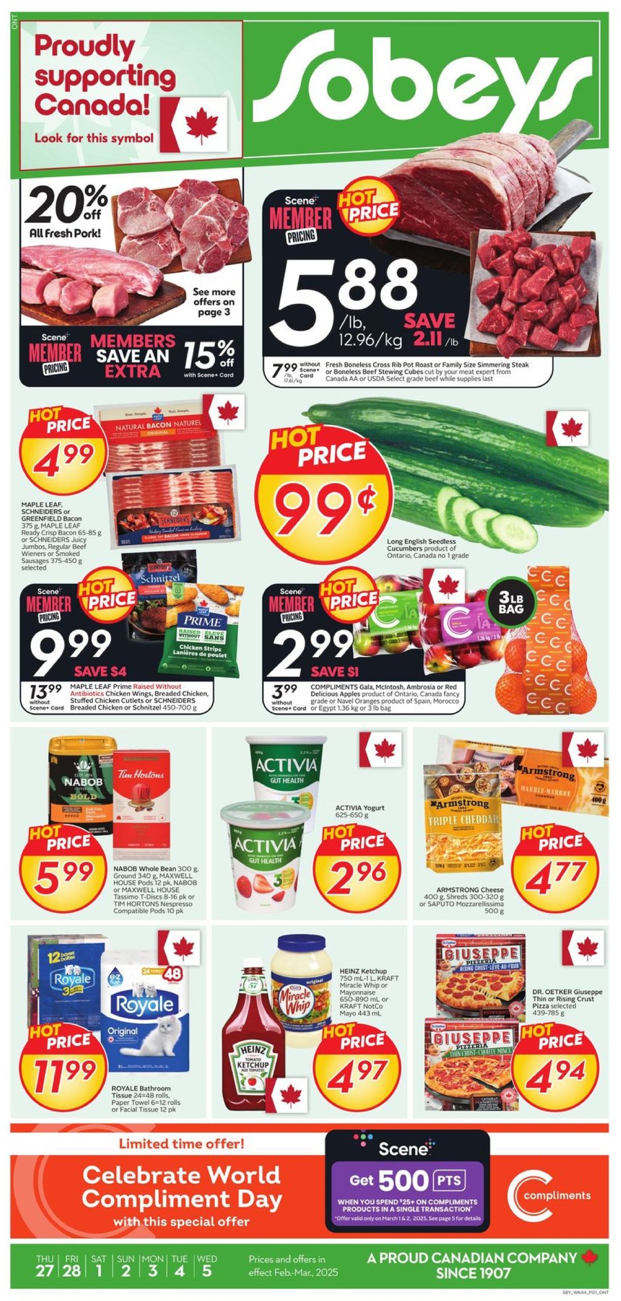 sobeys - Sobeys flyer valid from 02-27 - 03-05