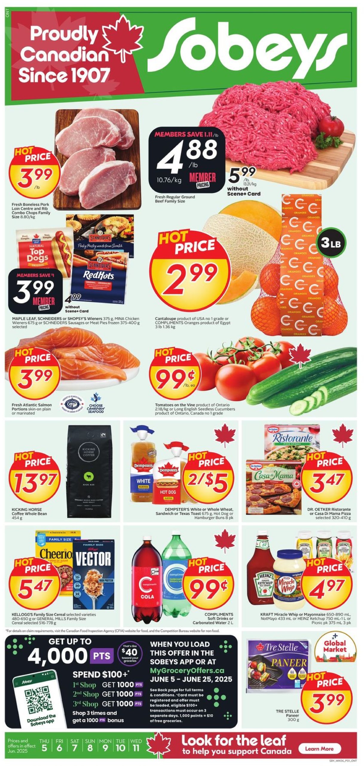 sobeys - Sobeys flyer valid from 06-05 - 06-11 - page: 1