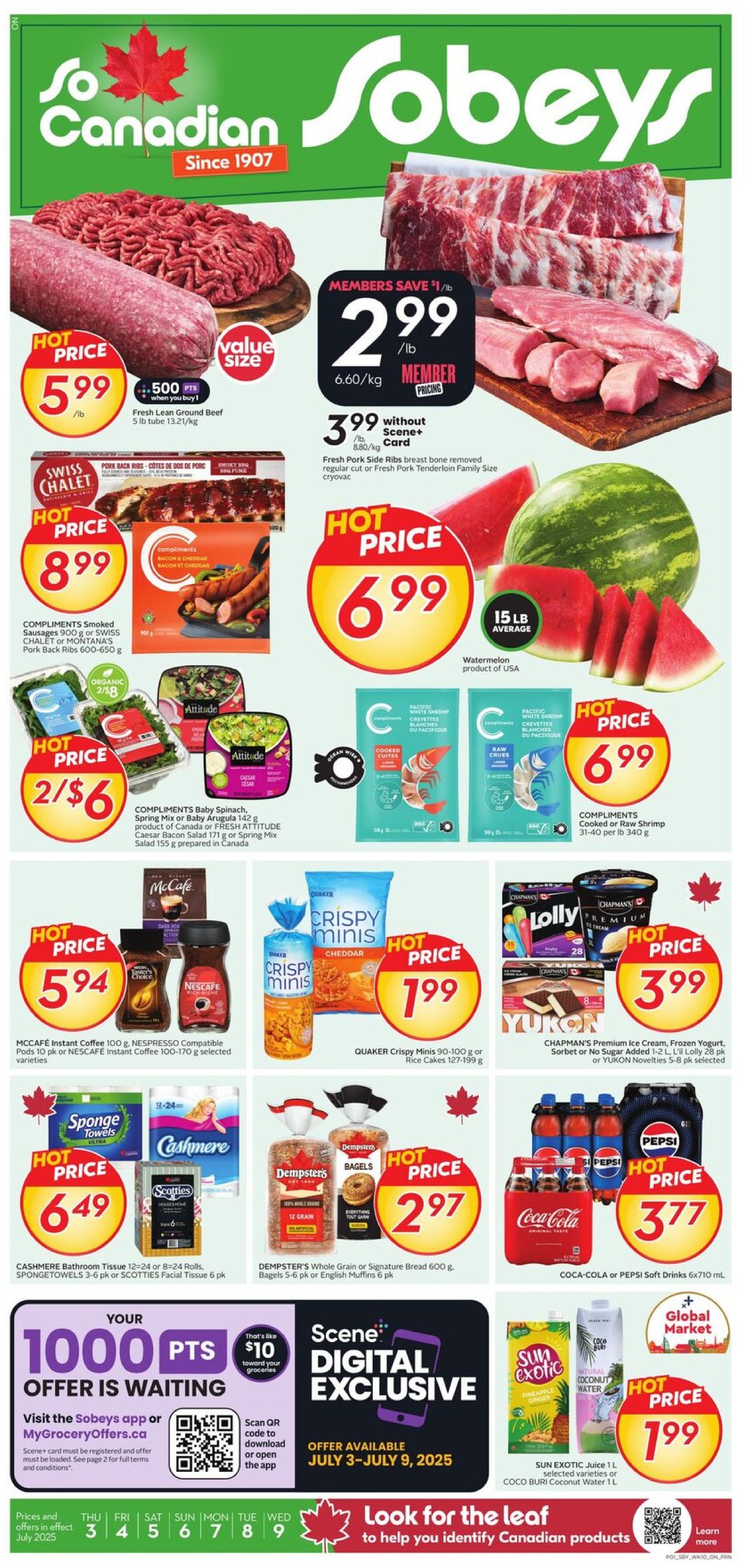 sobeys - Sobeys flyer valid from 07-03 - 07-09