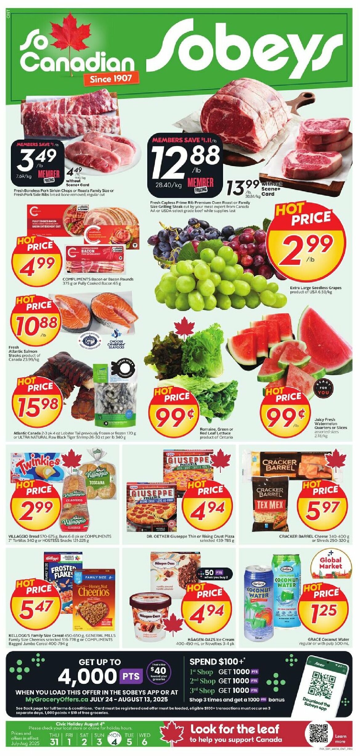 sobeys - Sobeys flyer valid from 07-31 - 08-06