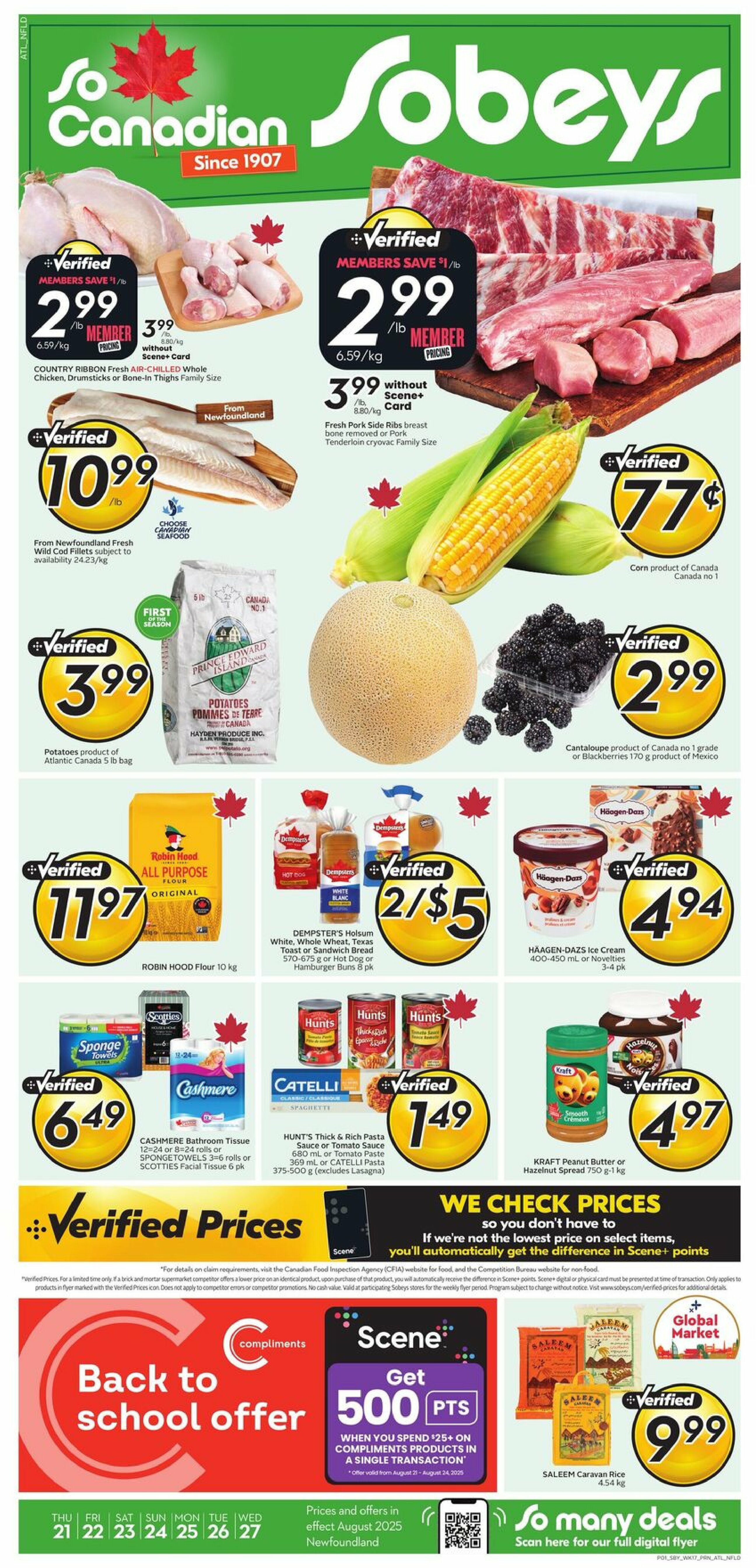 sobeys - Sobeys flyer valid from 08-21 - 08-27