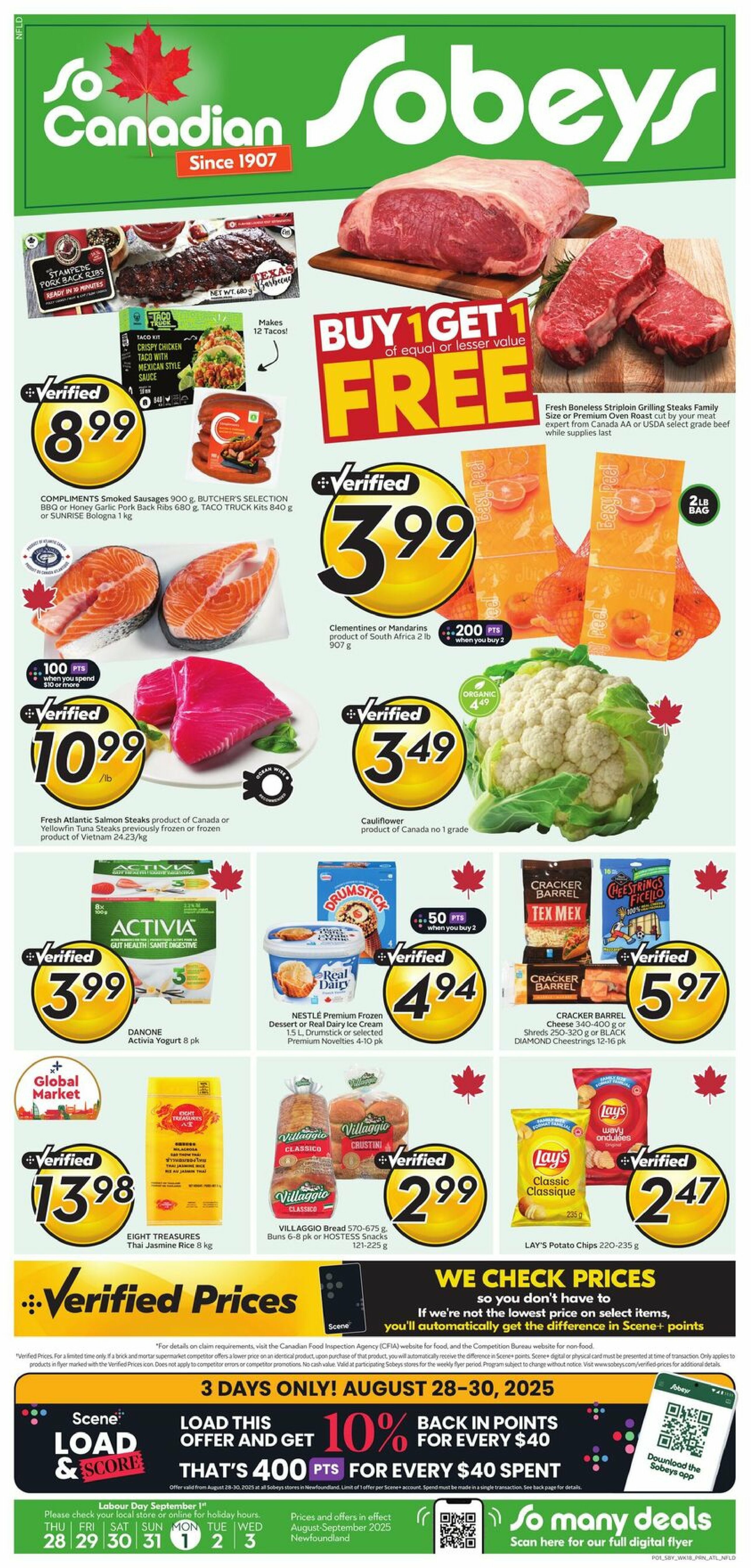 sobeys - Sobeys flyer valid from 08-28 - 09-03