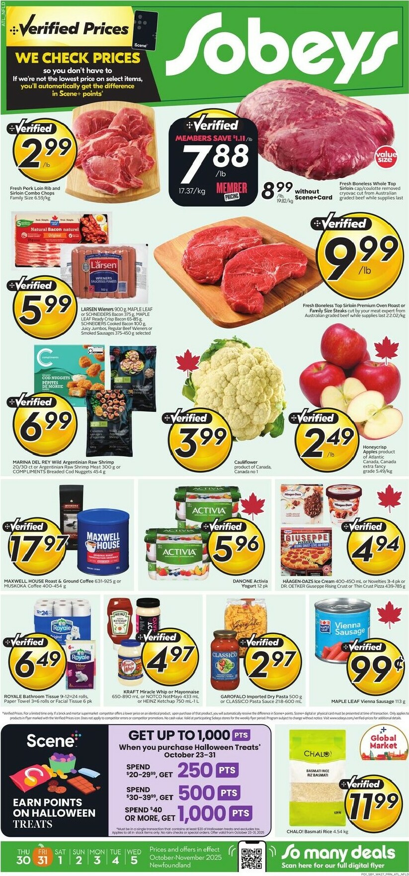 sobeys - Sobeys Flyer Valid From 10-30 to 11-05