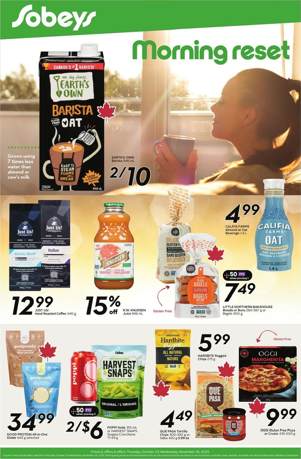 sobeys - Sobeys - Morning reset Flyer Valid From 10-23 to 11-26
