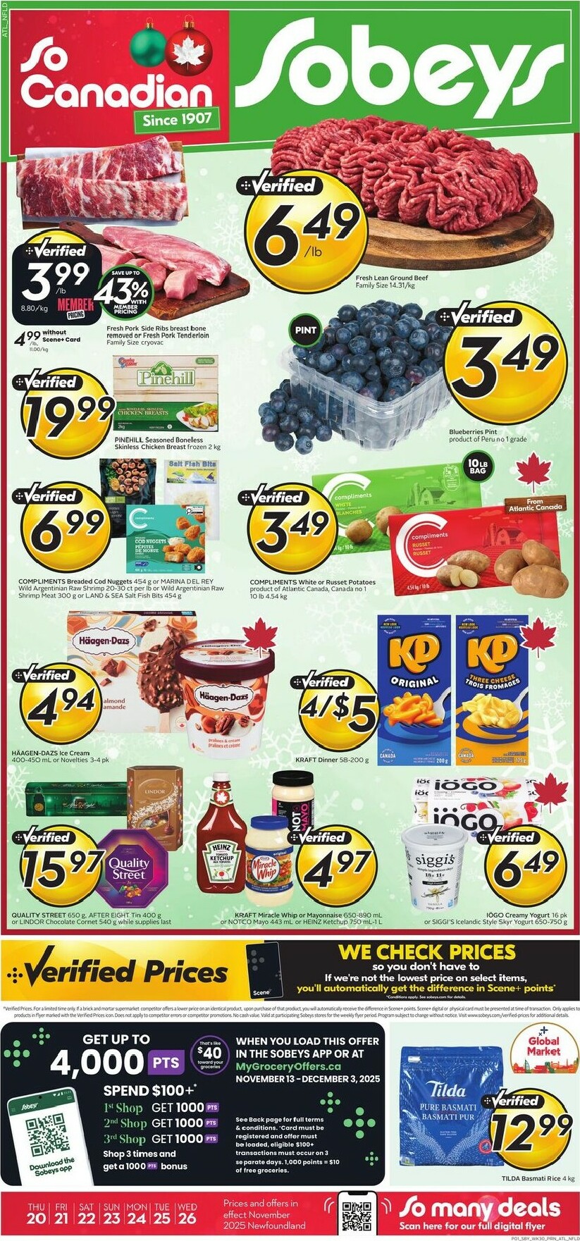 sobeys - Sobeys Flyer Valid From 11-20 to 11-26 - page: 1