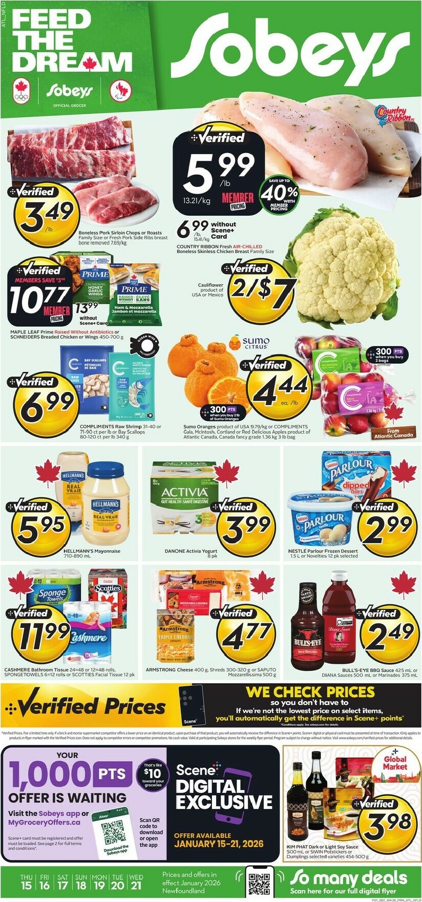sobeys - Sobeys Flyer Valid From 01-15 to 01-21