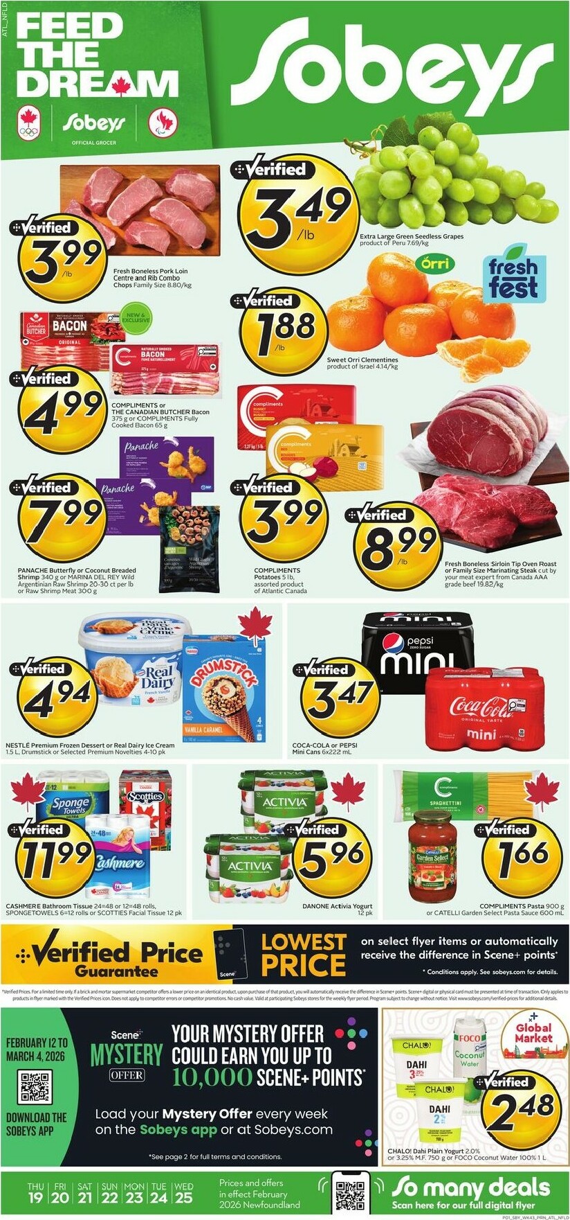 sobeys - Sobeys Flyer Valid From 2026-02-19 to 2026-02-25 - page: 1