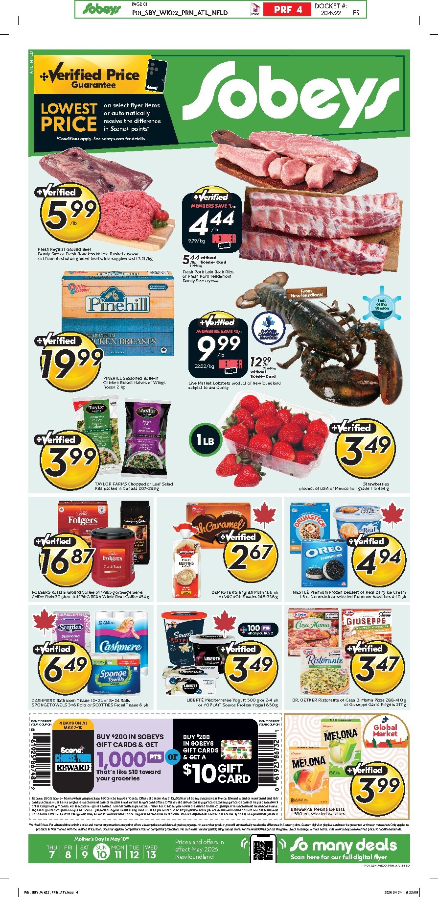 sobeys - New Sobeys Flyer for This Week – 2026-05-07 to 2026-05-13 - page: 1