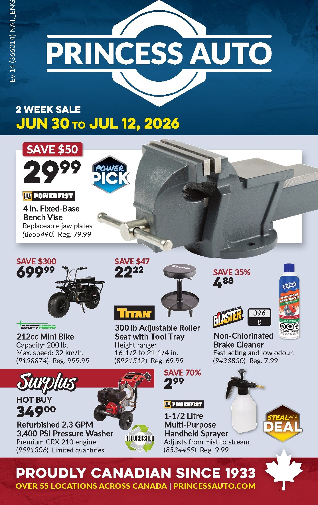 princess-auto - New Princess Auto Flyer for This Week – 2026-06-30 to 2026-07-12 - page: 1
