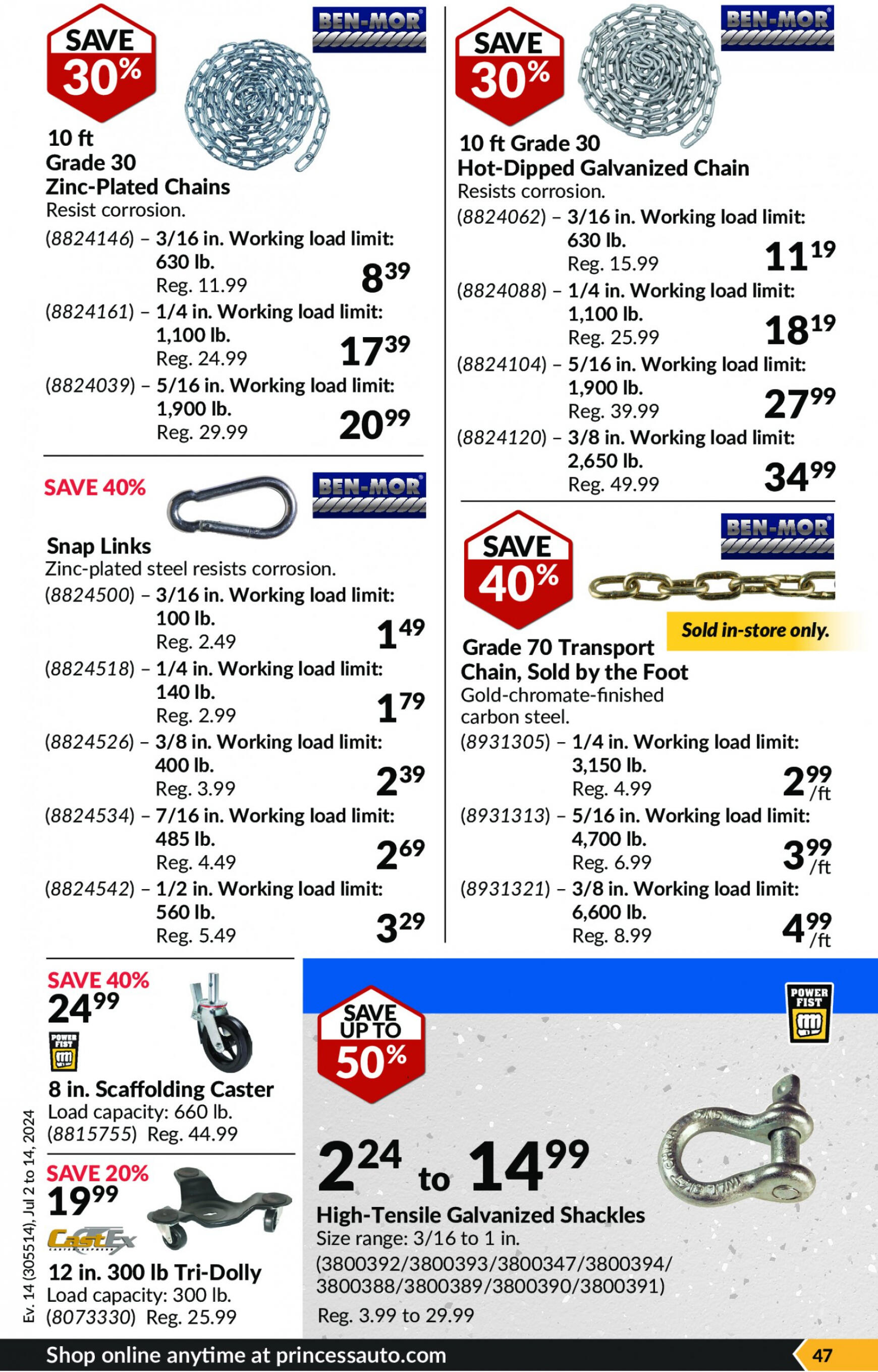 princess-auto - Princess Auto flyer current 02.07. - 14.07. - page: 50