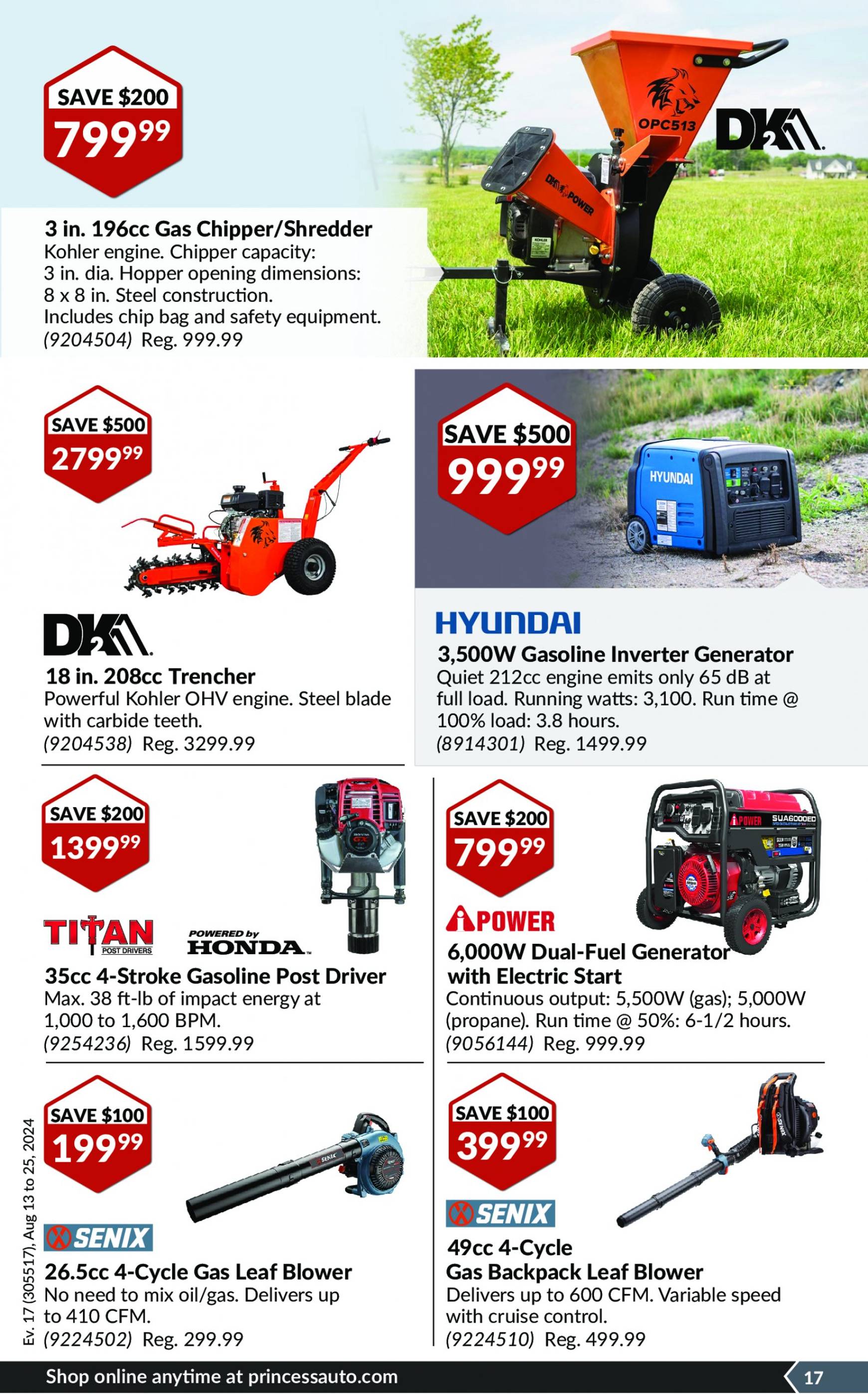 princess-auto - Latest Princess Auto flyer 13.08. - 25.08. - page: 20