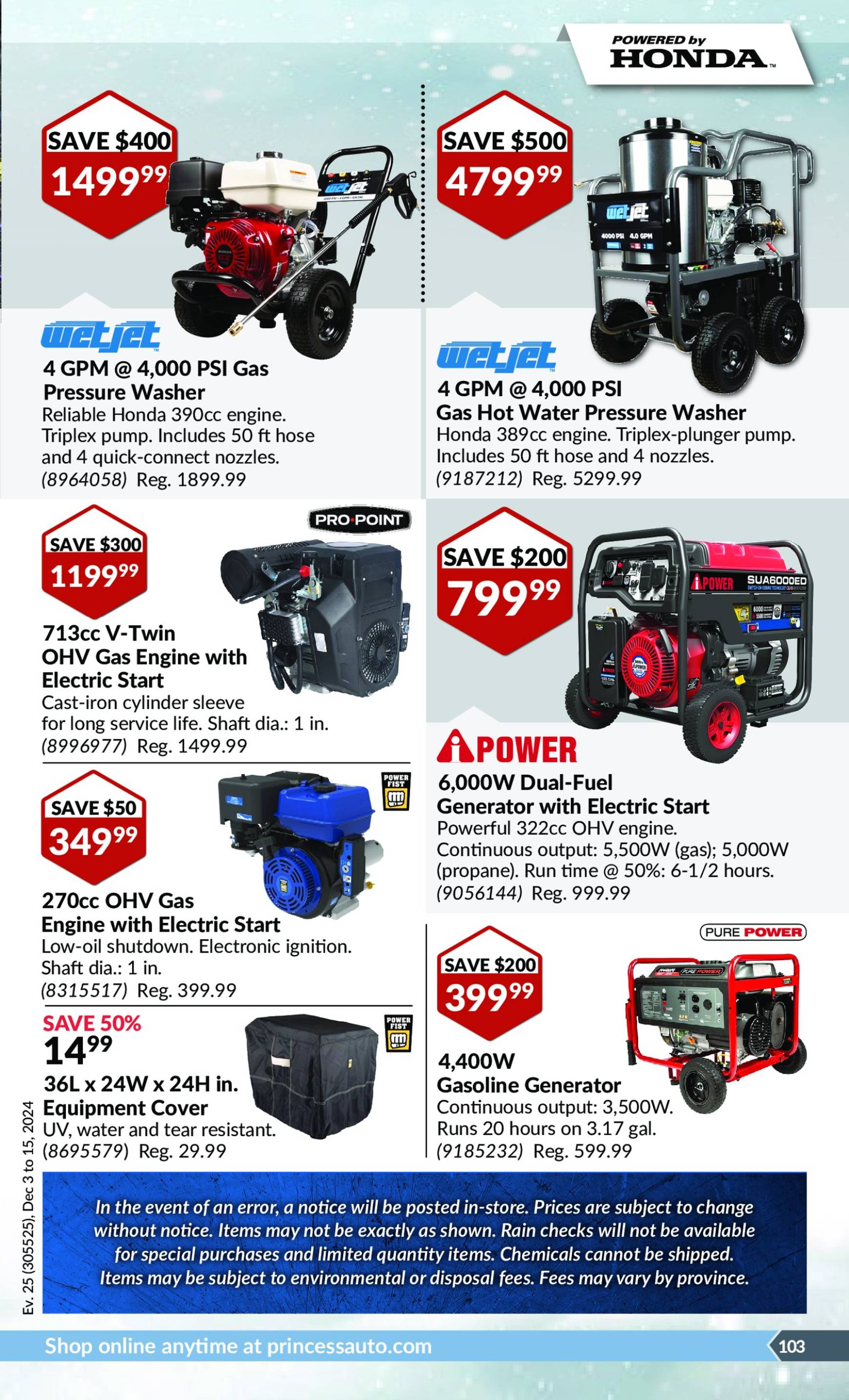 princess-auto - Princess Auto flyer valid from 12-03 - 12-15 - page: 106