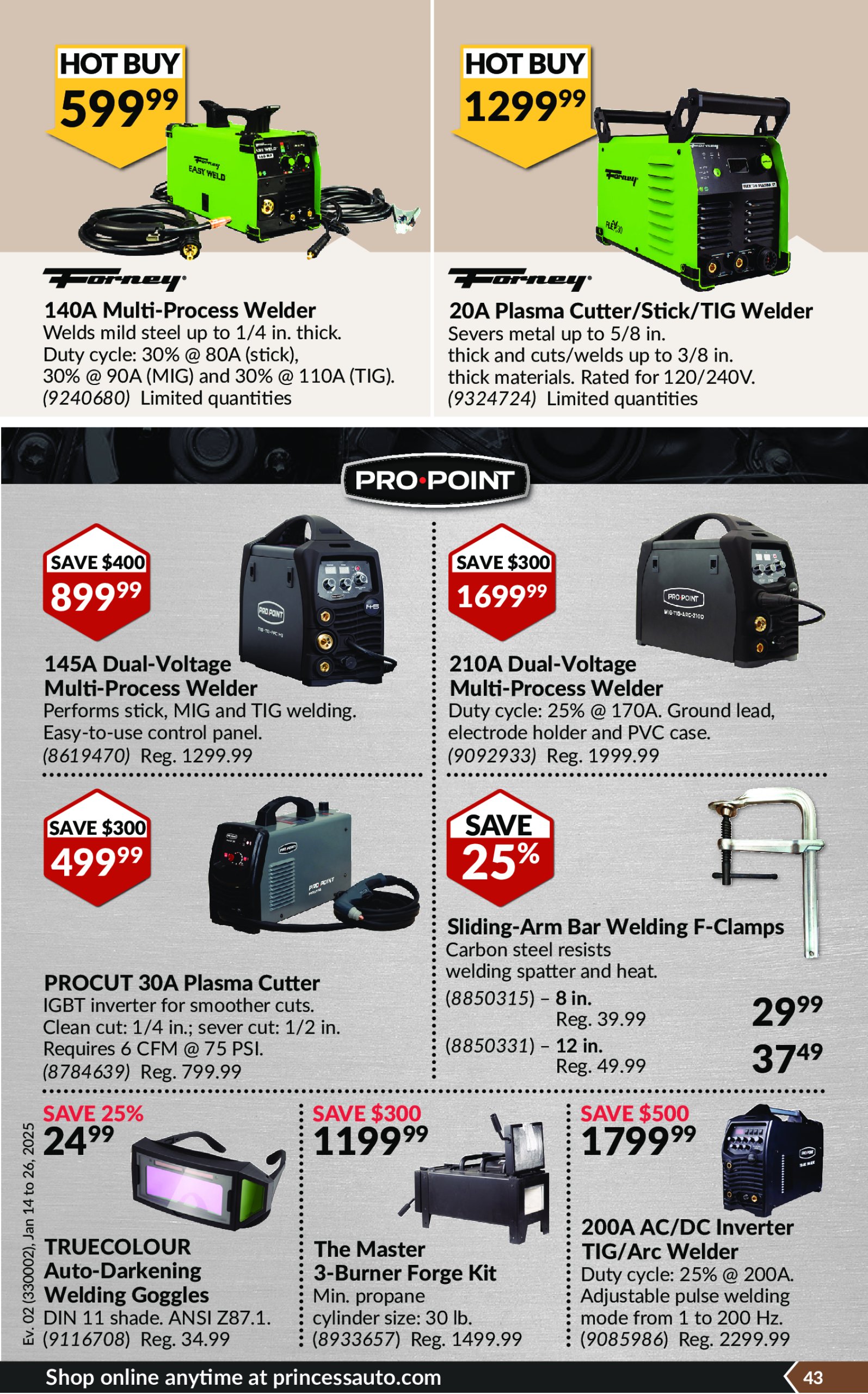 princess-auto - Princess Auto flyer valid from 01-14 - 01-26 - page: 46