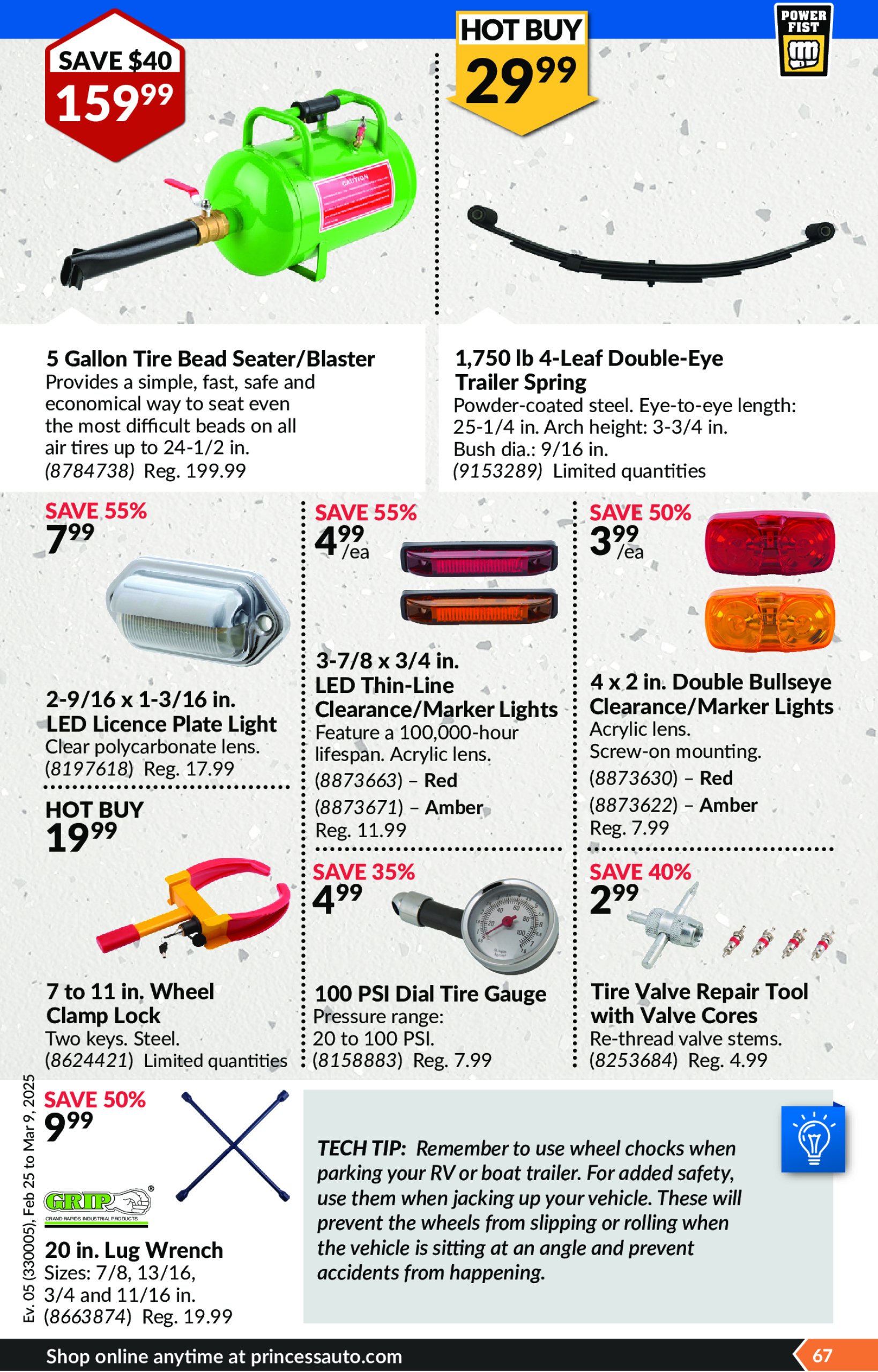 princess-auto - Princess Auto flyer valid from 02-25 - 03-09 - page: 70