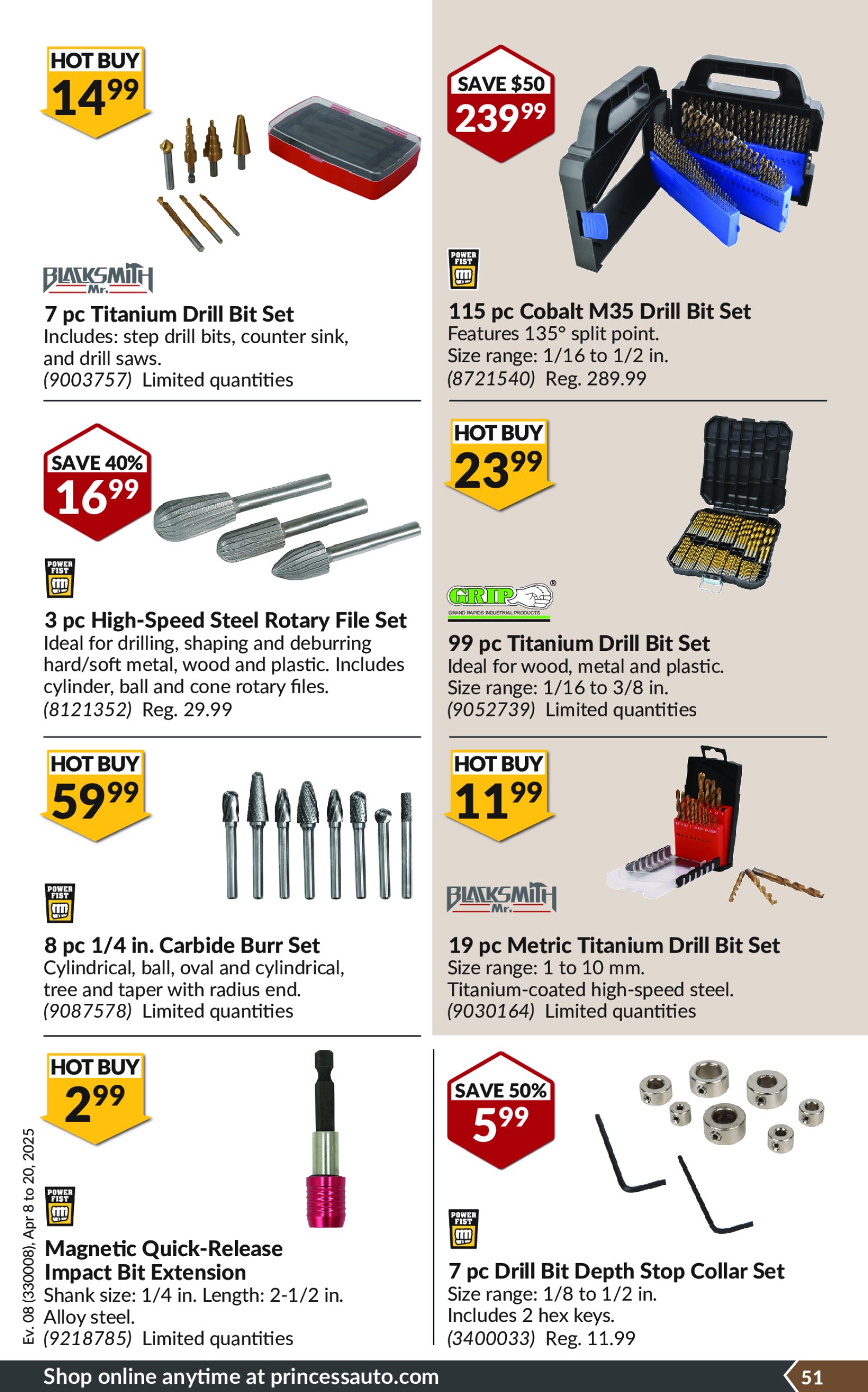 princess-auto - Princess Auto flyer valid from 04-08 - 04-20 - page: 55 princess-auto - Princess Auto flyer valid from 04-08 - 04-20 - page: 55