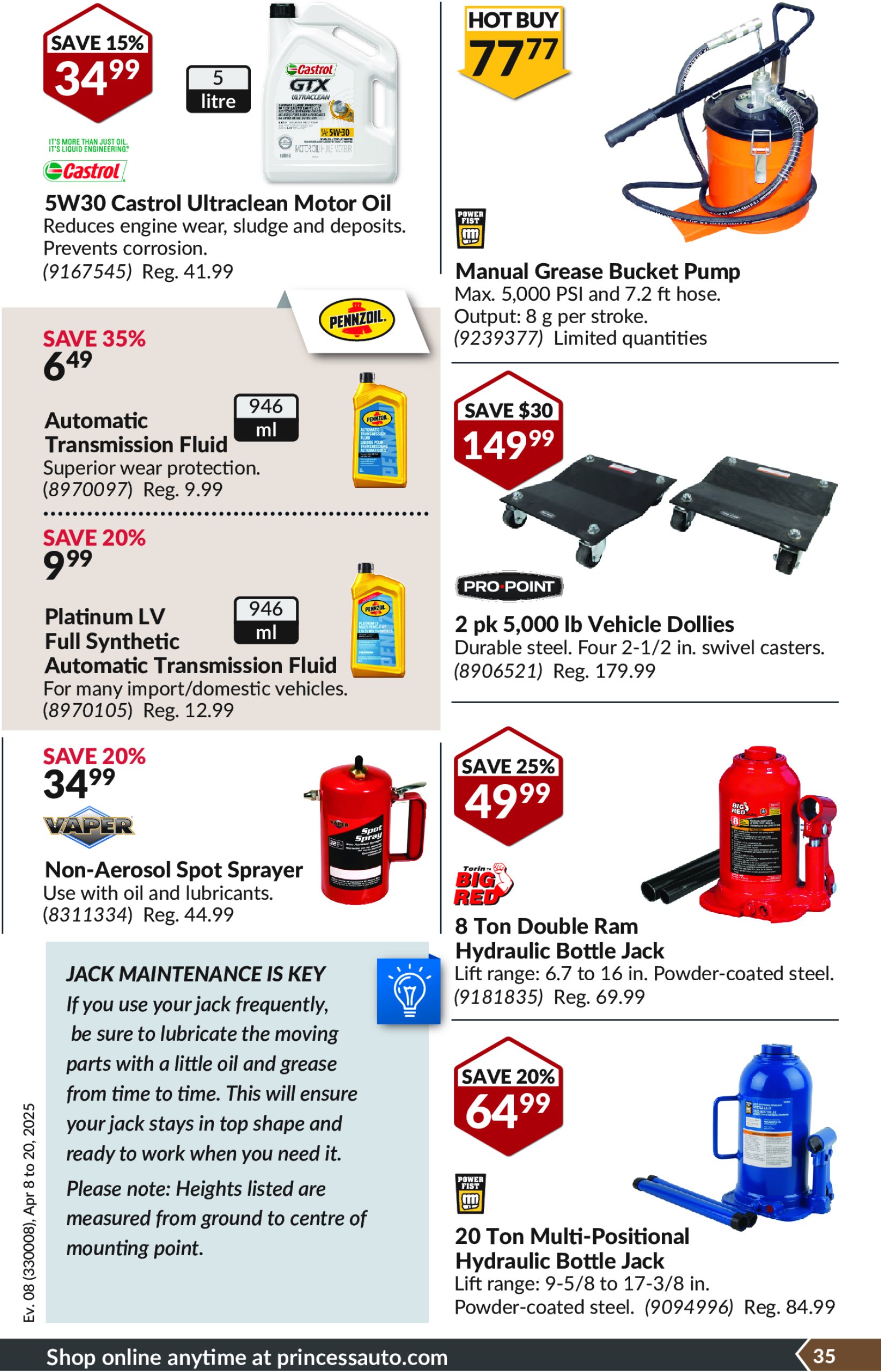 princess-auto - Princess Auto flyer valid from 04-08 - 04-20 - page: 39 princess-auto - Princess Auto flyer valid from 04-08 - 04-20 - page: 39