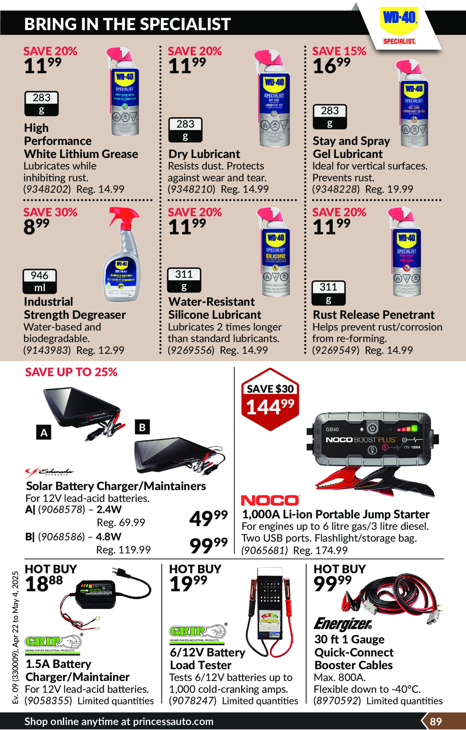 princess-auto - Princess Auto flyer valid from 04-22 - 05-04 - page: 92 princess-auto - Princess Auto flyer valid from 04-22 - 05-04 - page: 92