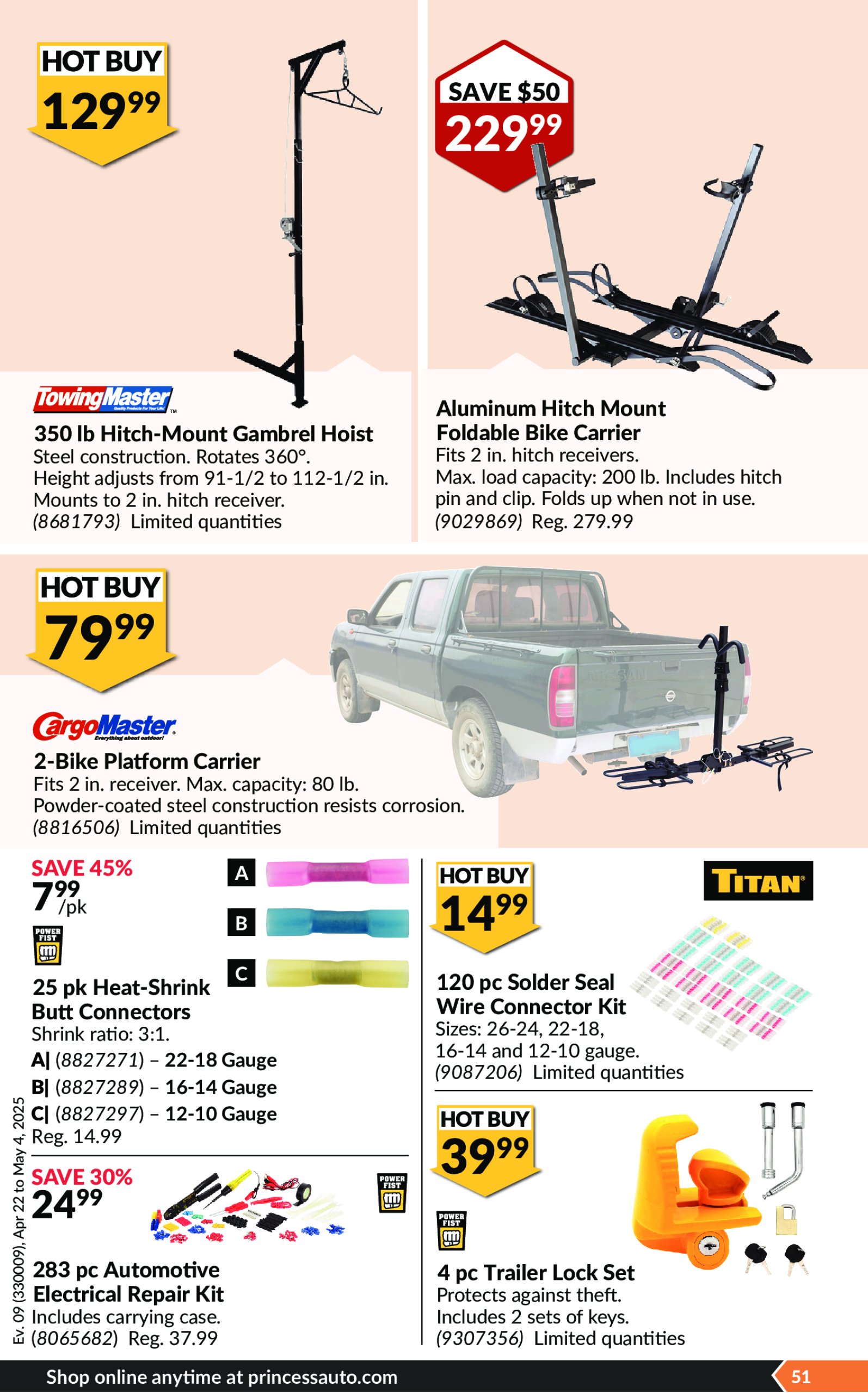 princess-auto - Princess Auto flyer valid from 04-22 - 05-04 - page: 54 princess-auto - Princess Auto flyer valid from 04-22 - 05-04 - page: 54