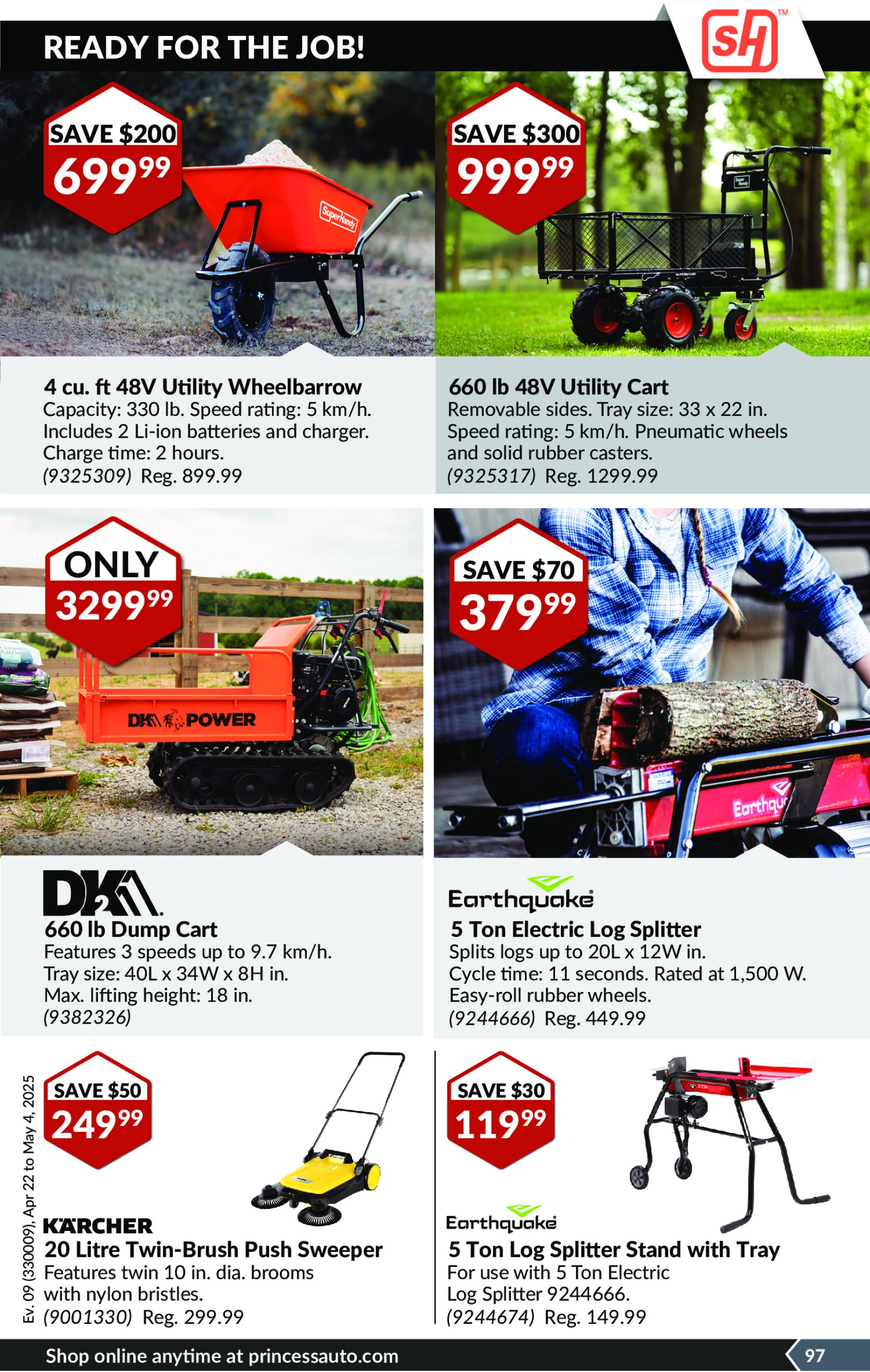 princess-auto - Princess Auto flyer valid from 04-22 - 05-04 - page: 100 princess-auto - Princess Auto flyer valid from 04-22 - 05-04 - page: 100