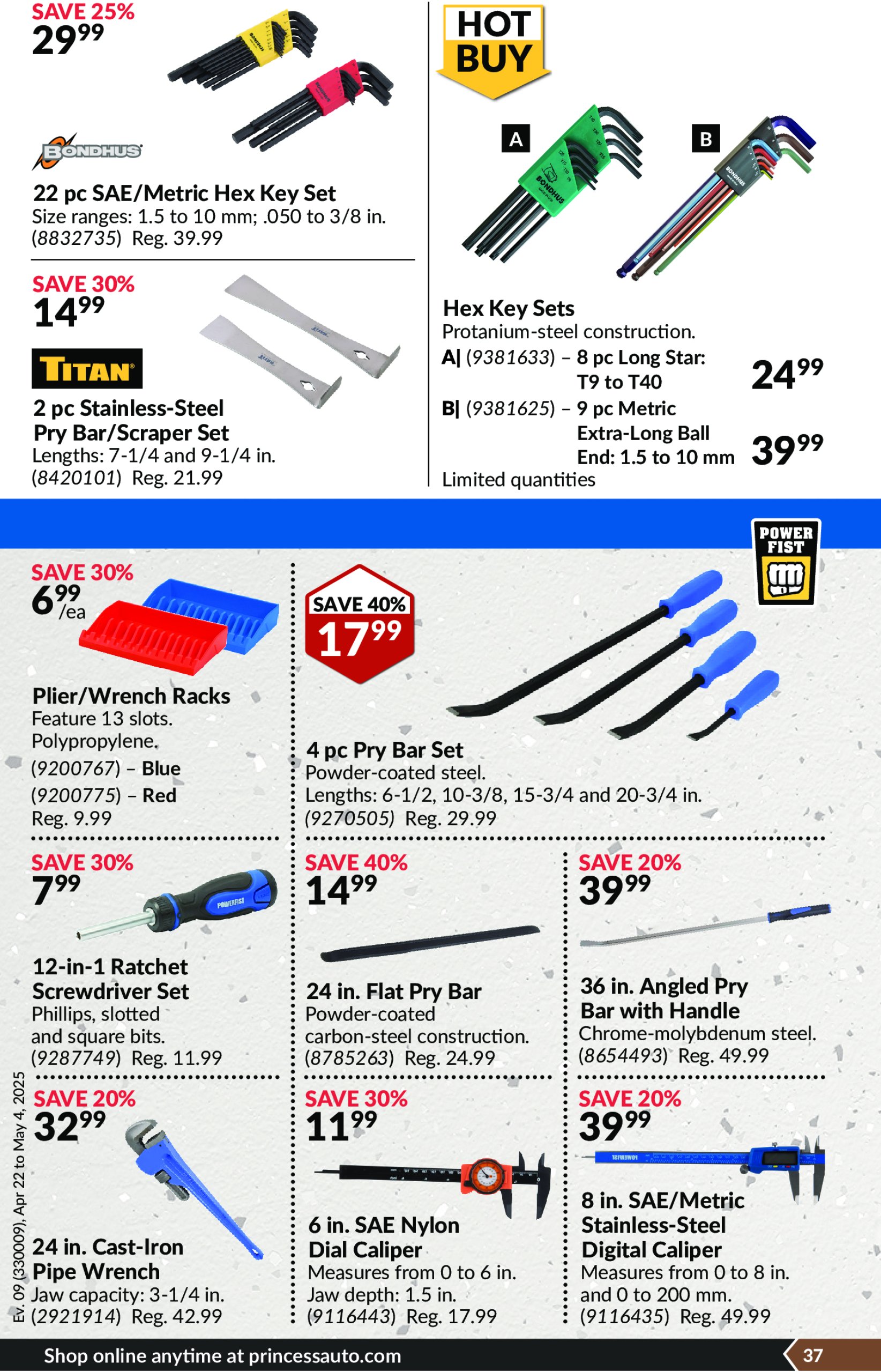 princess-auto - Princess Auto flyer valid from 04-22 - 05-04 - page: 40 princess-auto - Princess Auto flyer valid from 04-22 - 05-04 - page: 40