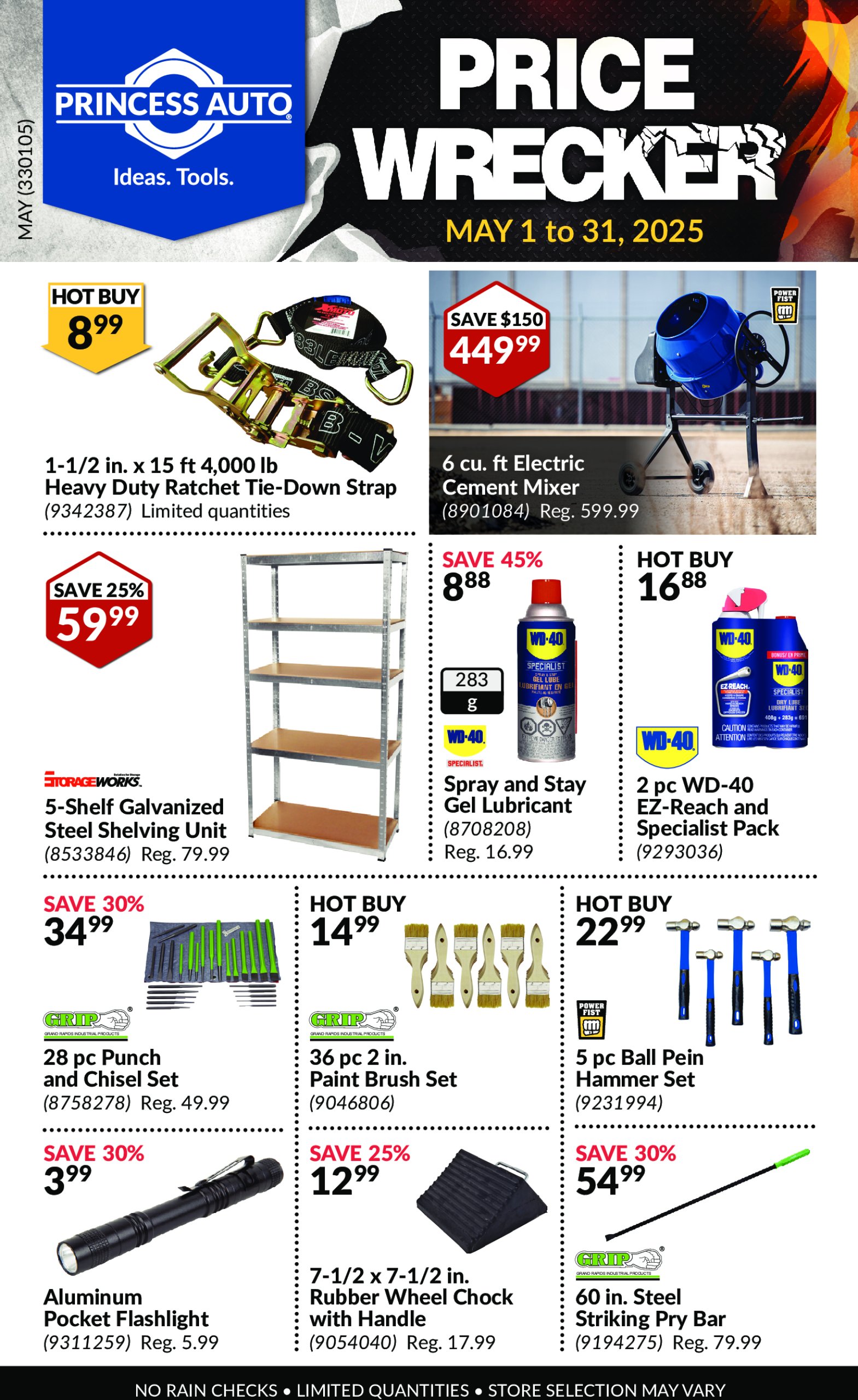 princess-auto - Princess Auto - Price Wrecker flyer valid from 05-01 - 05-31 - page: 1 princess-auto - Princess Auto - Price Wrecker flyer valid from 05-01 - 05-31 - page: 1