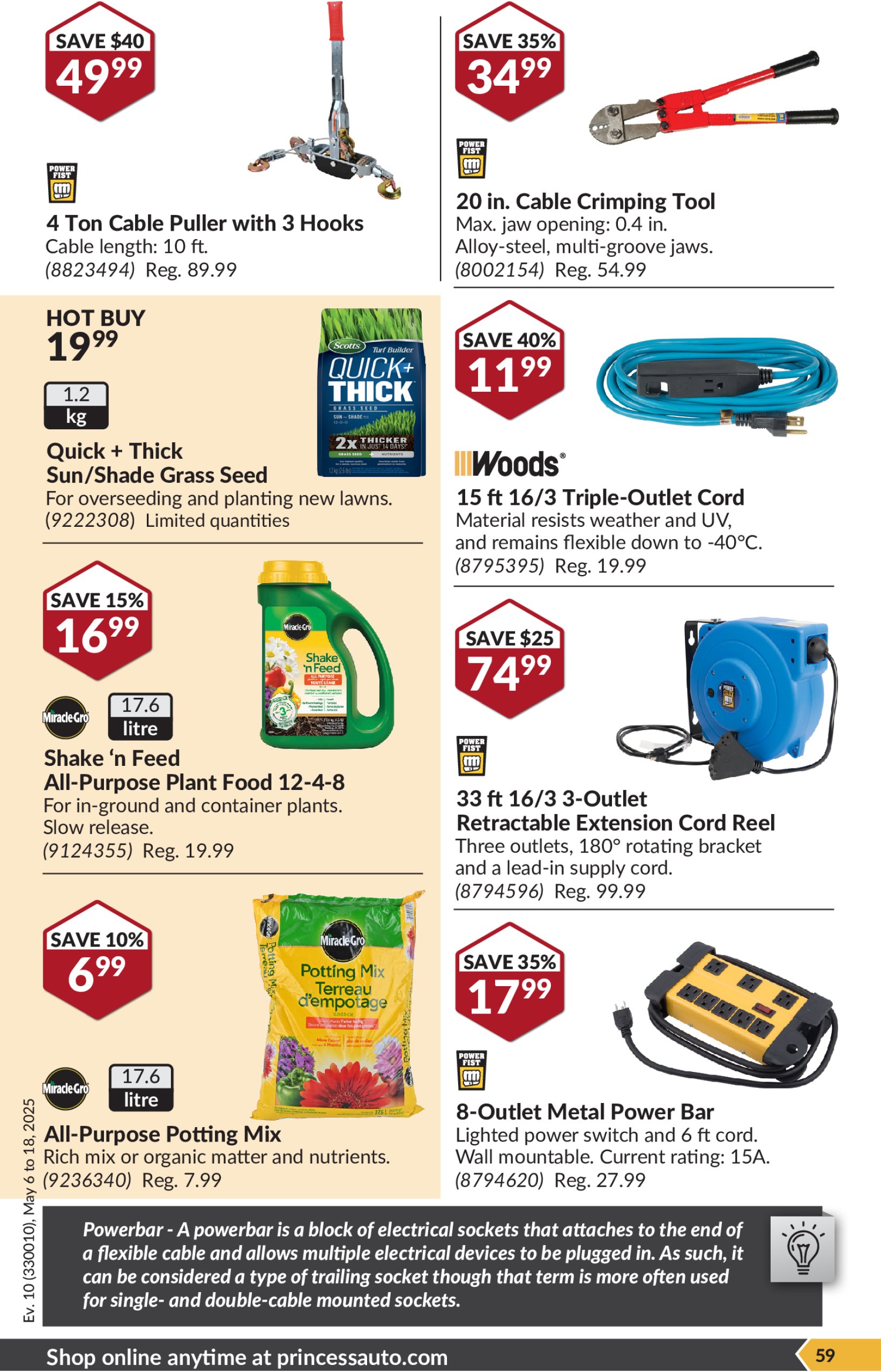 princess-auto - Princess Auto flyer valid from 05-06 - 05-18 - page: 62 princess-auto - Princess Auto flyer valid from 05-06 - 05-18 - page: 62